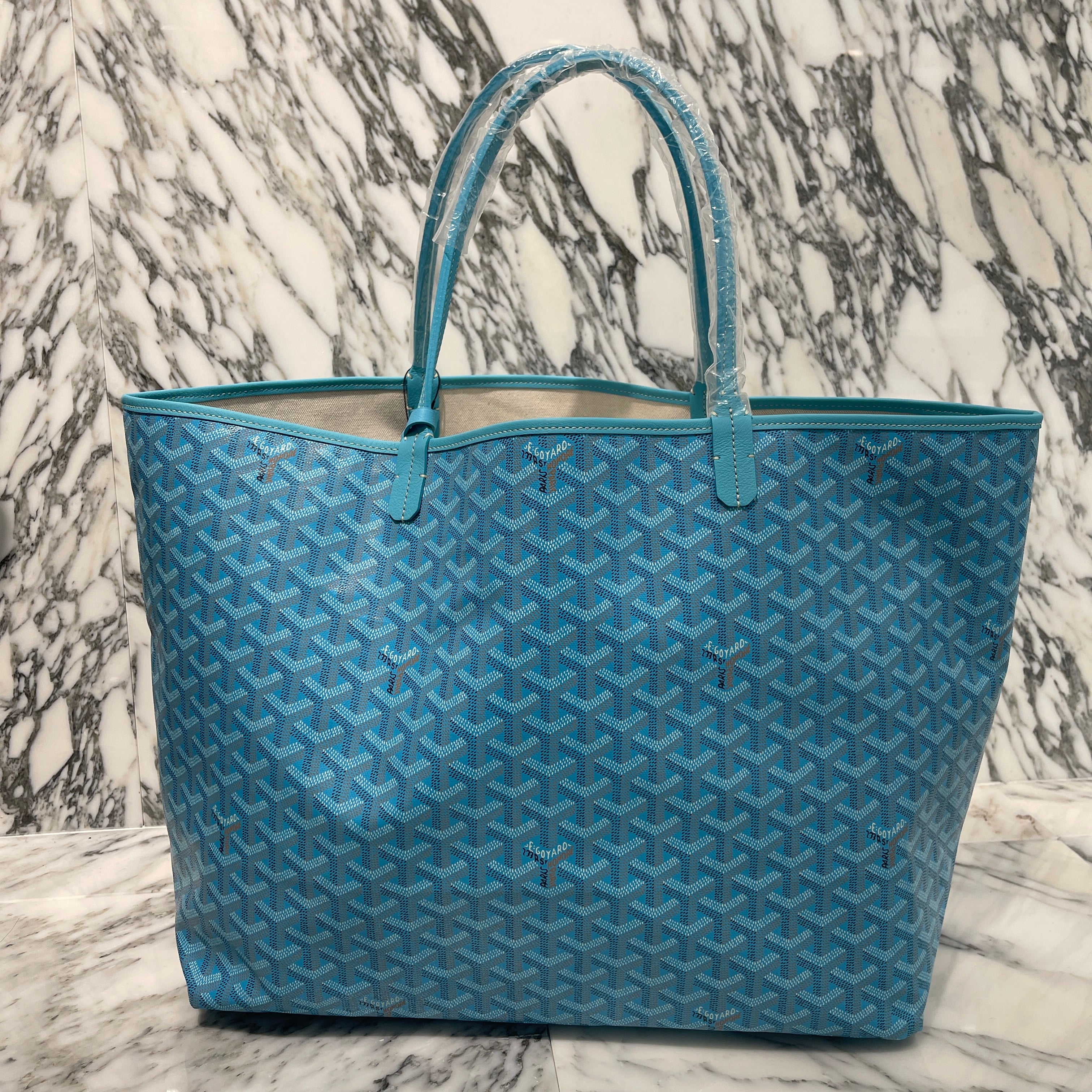 GOYARD 2024AW Saint Louis GM & Barry's Beach Towel "Turquoise Blue" ゴヤール サンルイGM ＆ バリーズ ビーチタオル "ターコイズブルー"