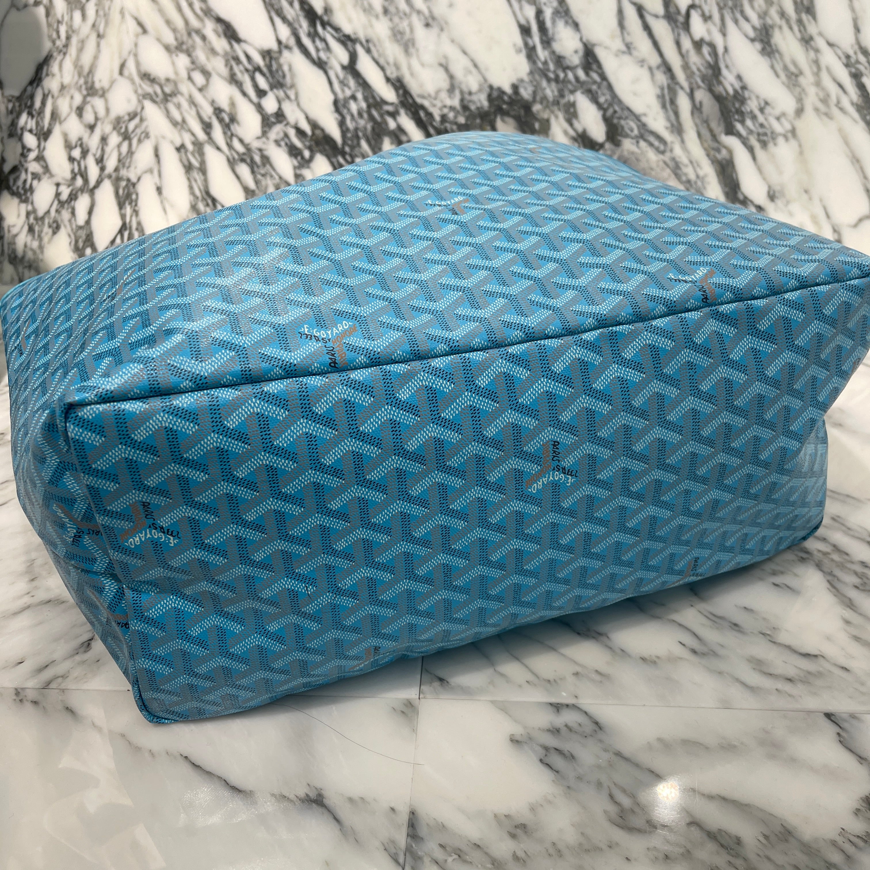 GOYARD 2024AW Saint Louis GM & Barry's Beach Towel "Turquoise Blue" ゴヤール サンルイGM ＆ バリーズ ビーチタオル "ターコイズブルー"