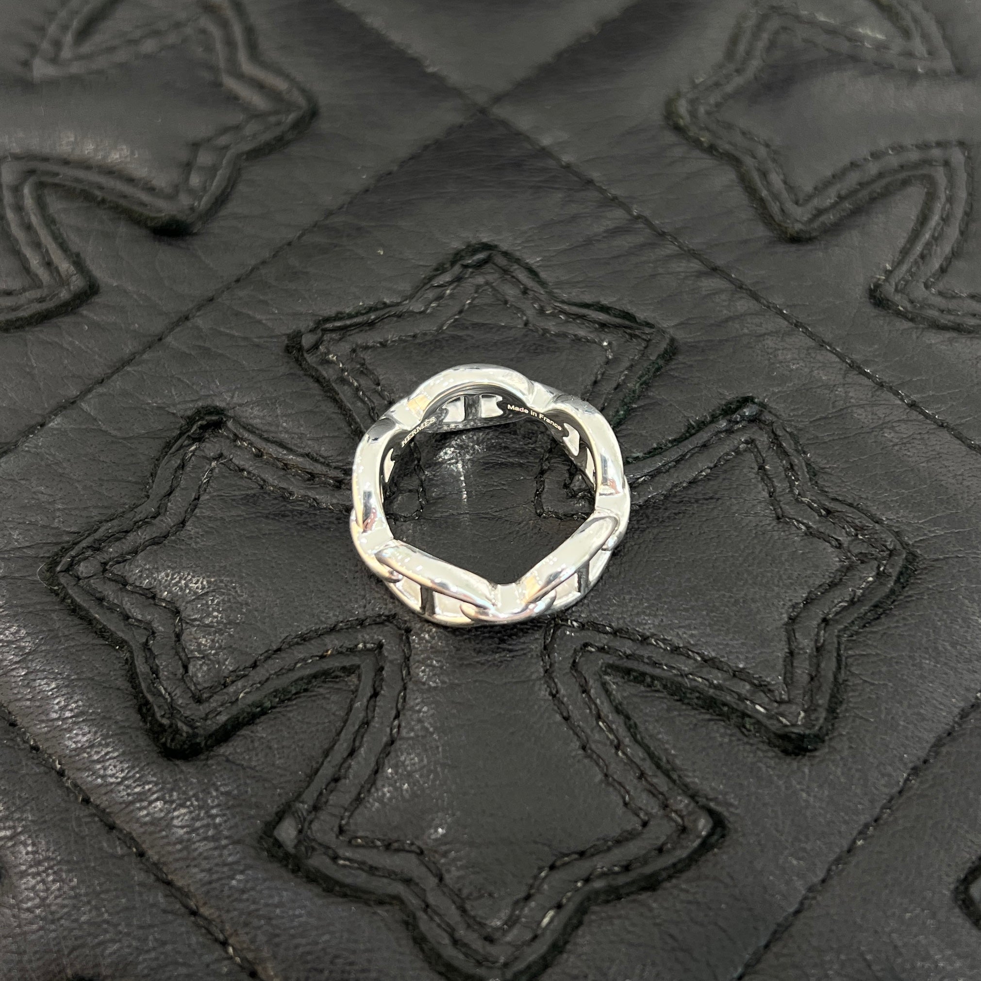 HERMES Ag925 Chaine d’Ancre Enchainee PM Ring Size 54(14号) エルメス Ag925 シェーヌダンクル アンシェネ PM リング サイズ54(14号)