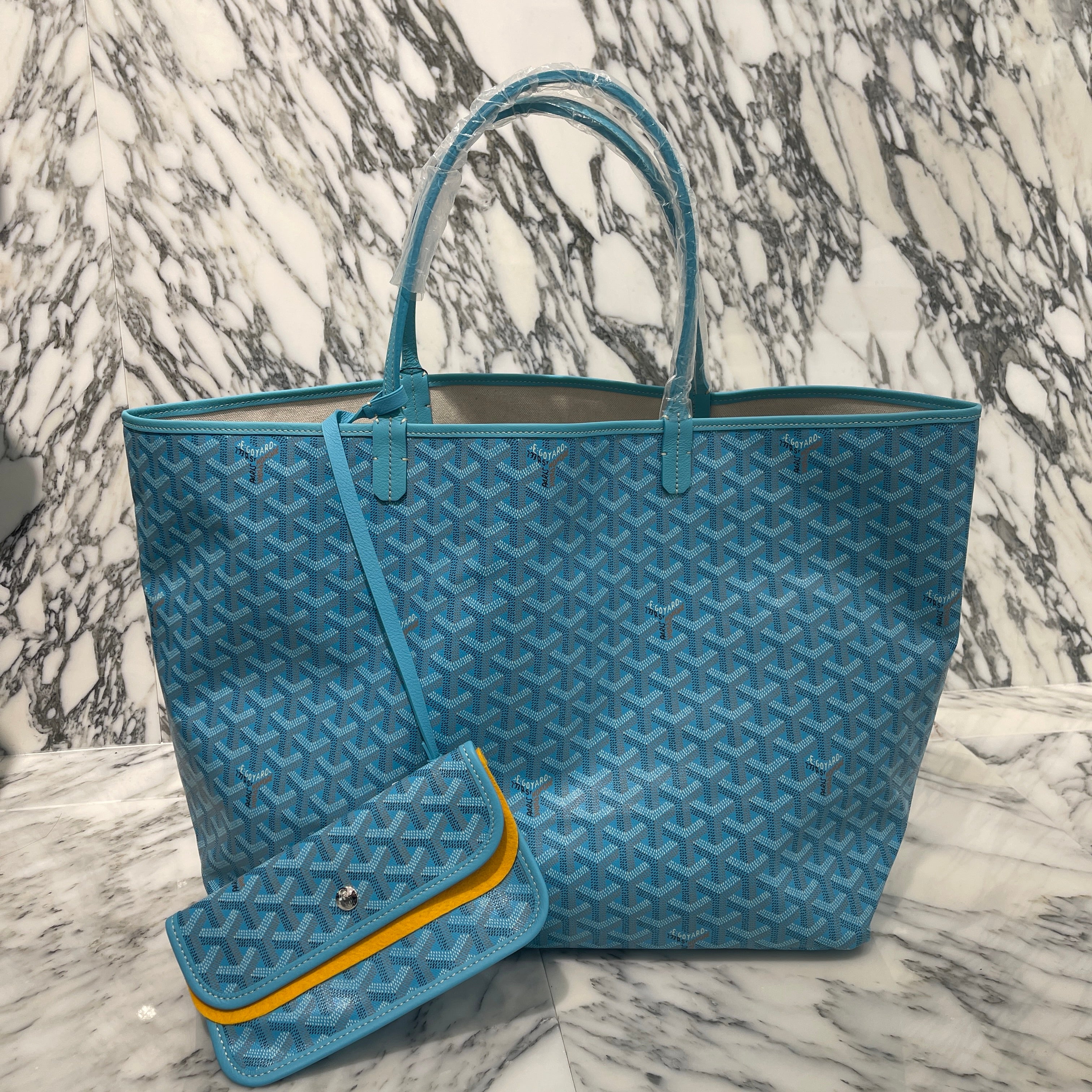 GOYARD 2024AW Saint Louis GM & Barry's Beach Towel "Turquoise Blue" ゴヤール サンルイGM ＆ バリーズ ビーチタオル "ターコイズブルー"