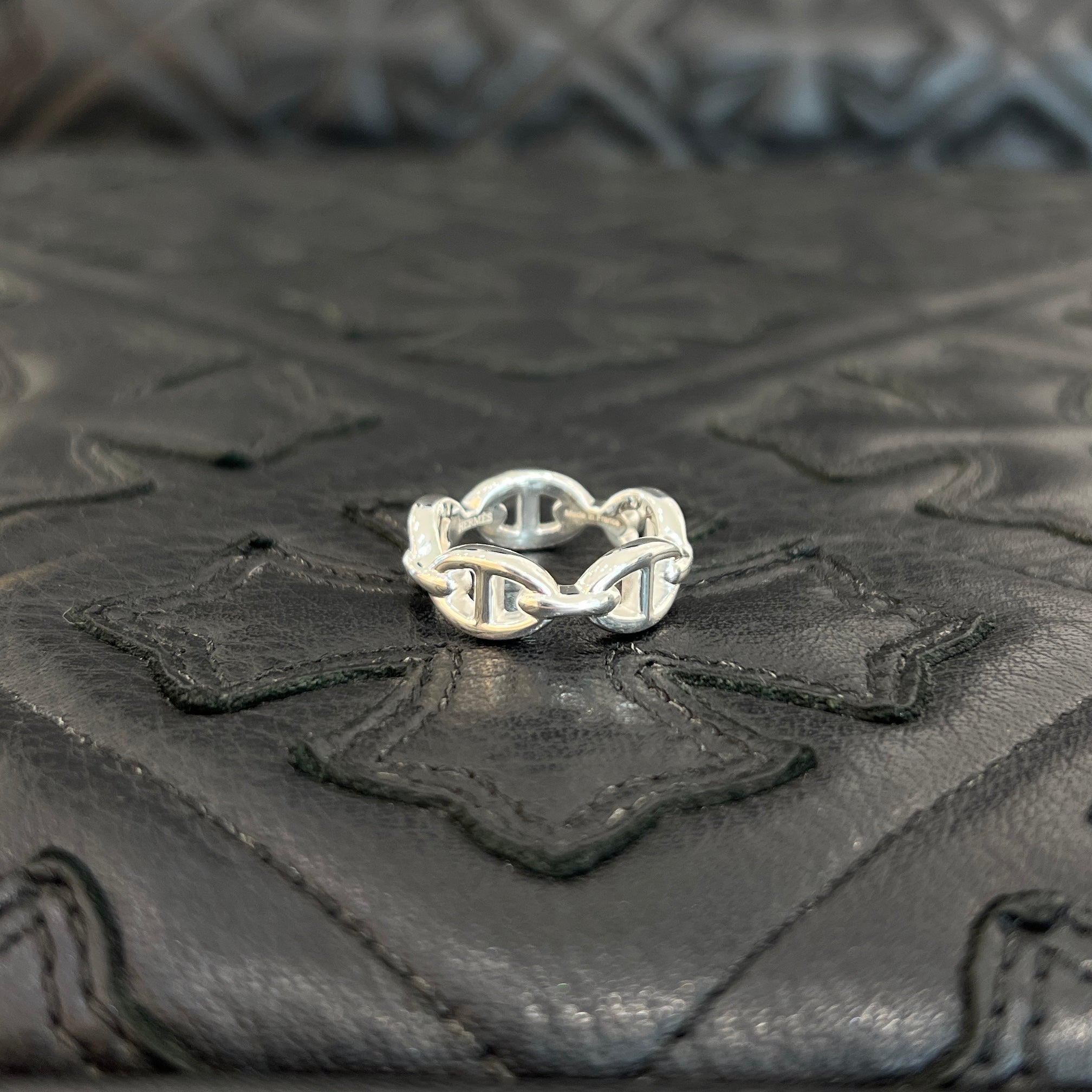 HERMES Ag925 Chaine d’Ancre Enchainee PM Ring Size 54(14号) エルメス Ag925 シェーヌダンクル アンシェネ PM リング サイズ54(14号)