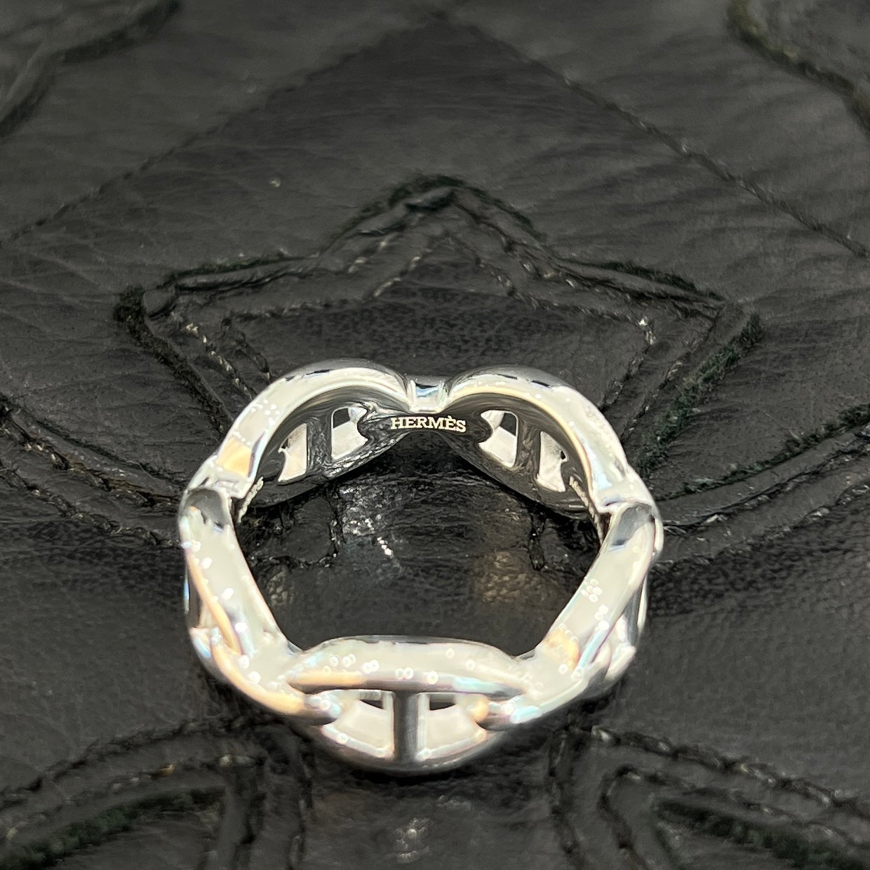 HERMES Ag925 Chaine d’Ancre Enchainee PM Ring Size 54(14号) エルメス Ag925 シェーヌダンクル アンシェネ PM リング サイズ54(14号)