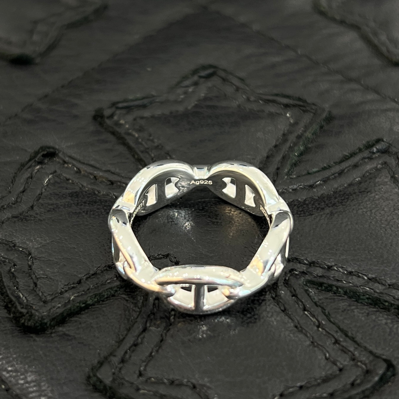 HERMES Ag925 Chaine d’Ancre Enchainee PM Ring Size 54(14号) エルメス Ag925 シェーヌダンクル アンシェネ PM リング サイズ54(14号)