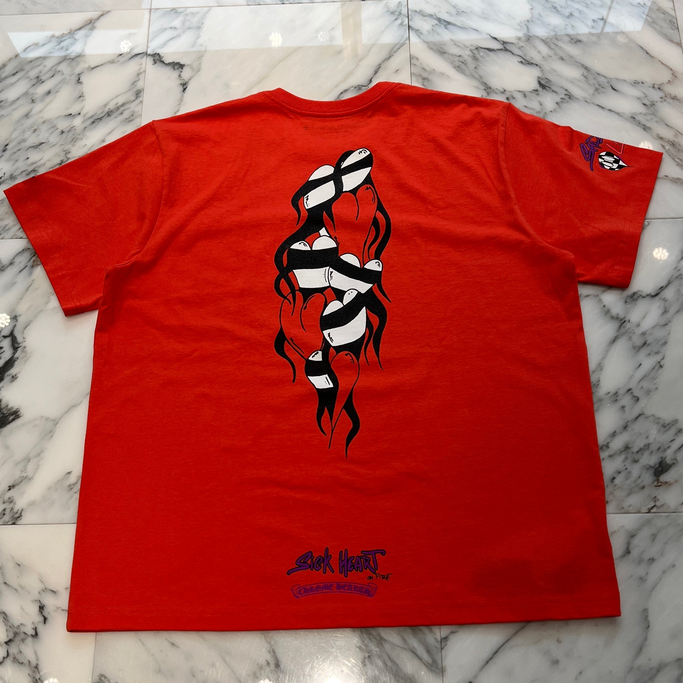 CHROME HEARTS × MATTY BOY 2023SS PPO Sick Heart Tee Size XXL クロムハーツ × マッティボーイ PPO シックハート Tシャツ サイズXXL