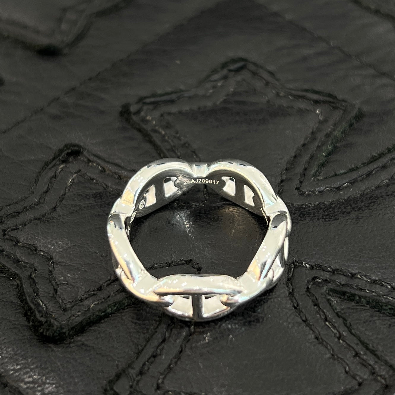 HERMES Ag925 Chaine d’Ancre Enchainee PM Ring Size 54(14号) エルメス Ag925 シェーヌダンクル アンシェネ PM リング サイズ54(14号)