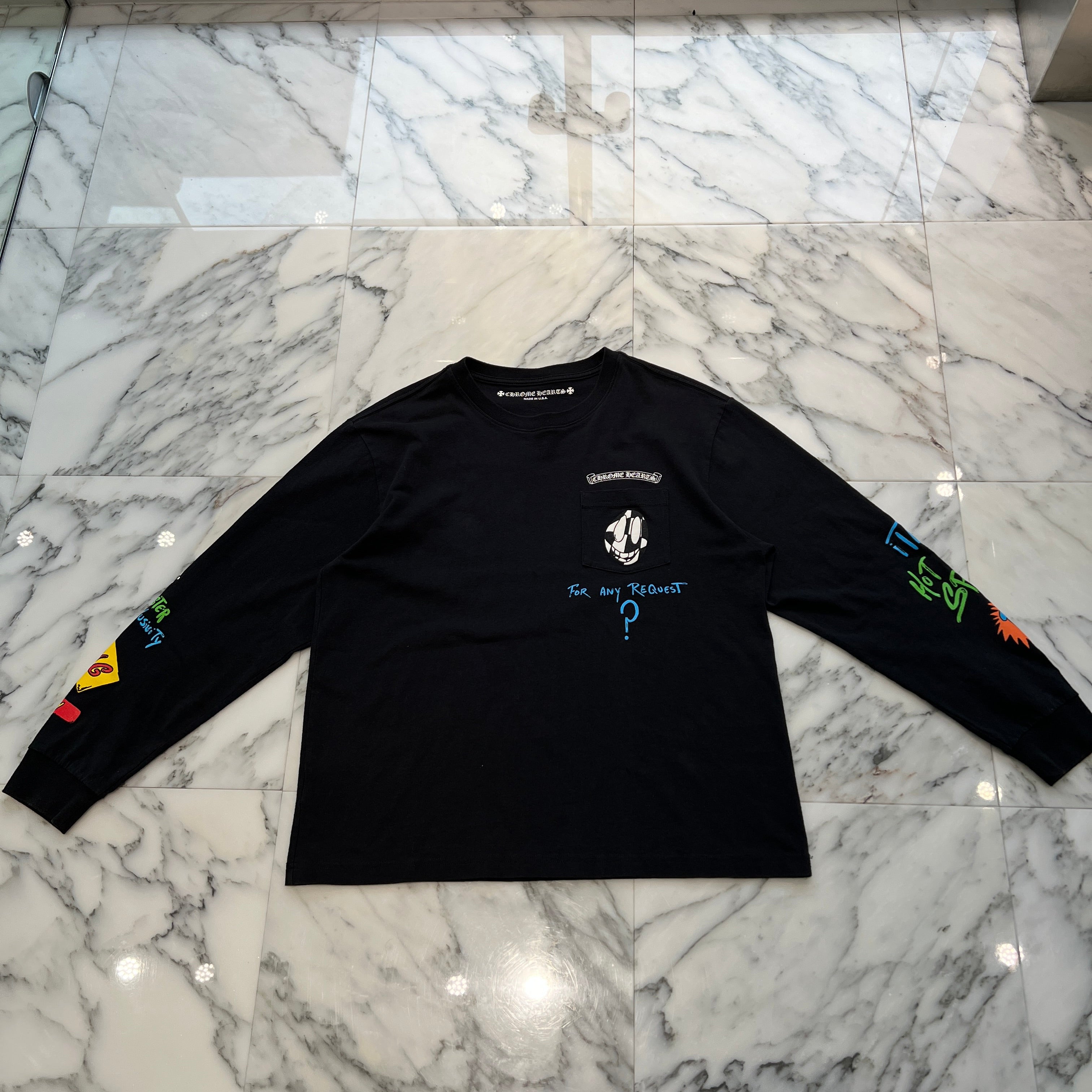 CHROME HEARTS × MATTY BOY 2021AW PPO LINK Long Sleeve Tee クロムハーツ × マッティーボーイ PPO リンク ロングスリーブ Tシャツ サイズXL