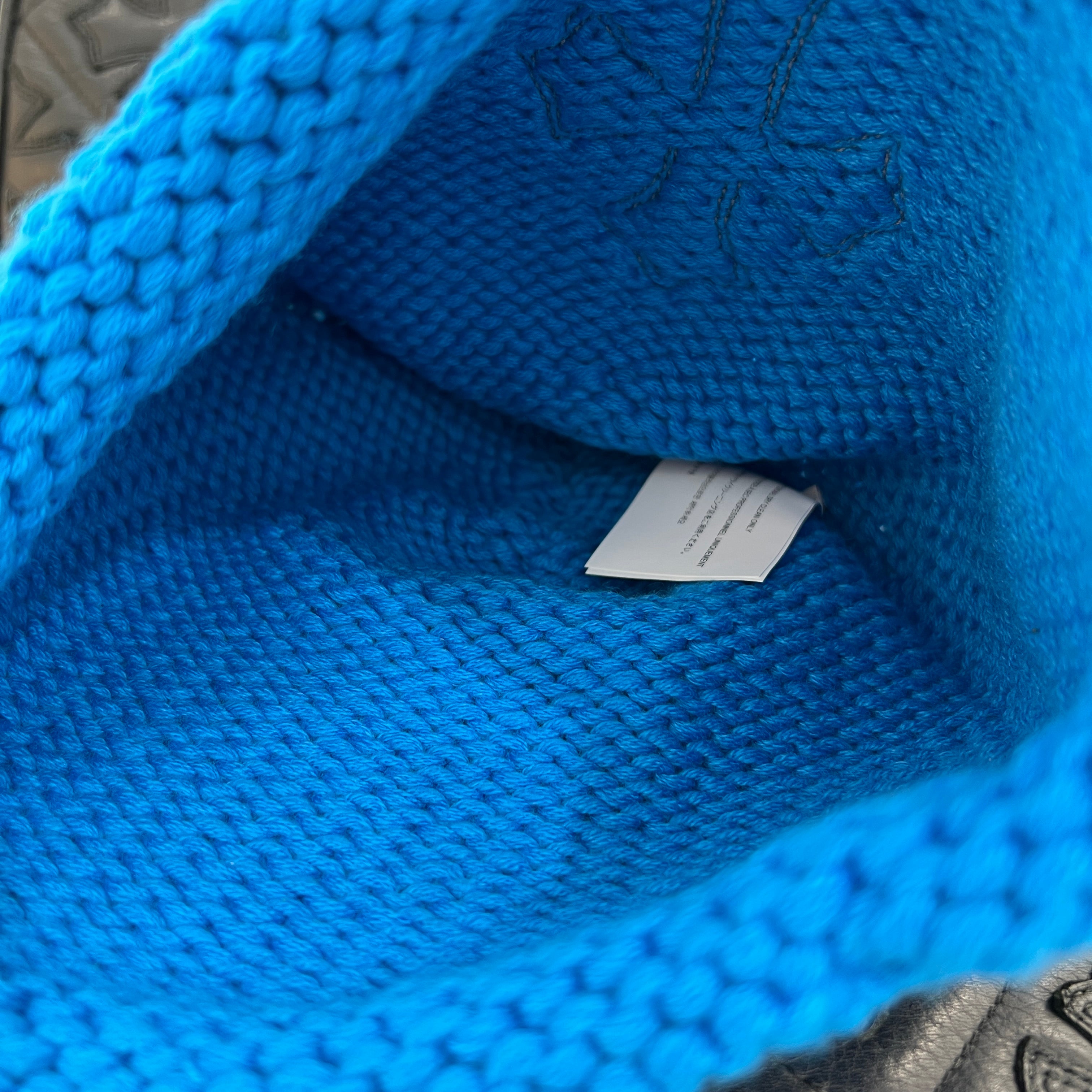 CHROME HEARTS Cashmere Leather 1 Cross Patch Beanie Size ONE SIZE（22cm） クロムハーツ カシミヤ レザー 1クロスパッチ ビーニー サイズONE SIZE（22cm）