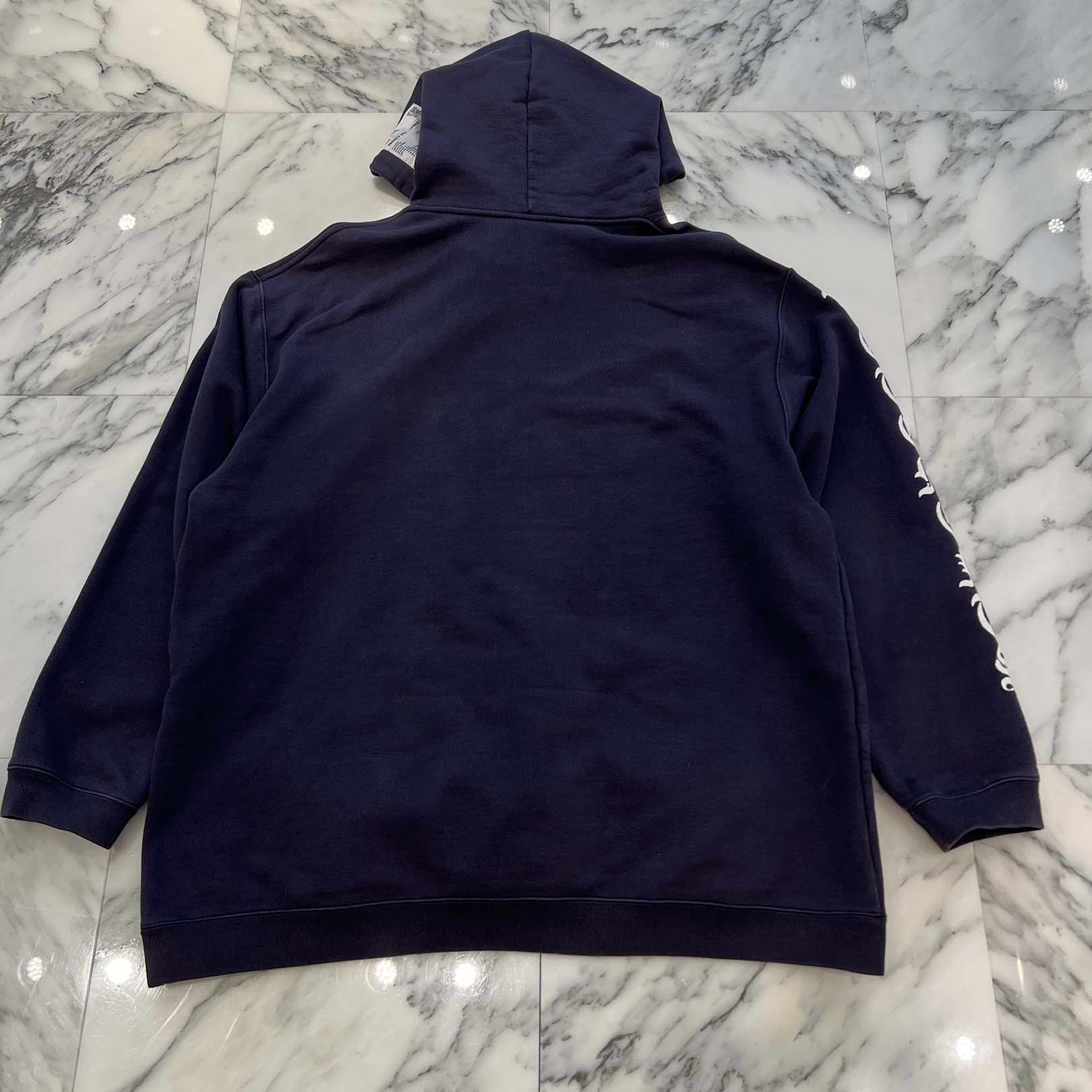 VETEMENTS 2020SS Reverse Anarchy Logo Print Pullover Hoodie SS20TR312 Size XS ヴェトモン リバースアナーキーロゴ プリント プルオーバーフーディー サイズXS