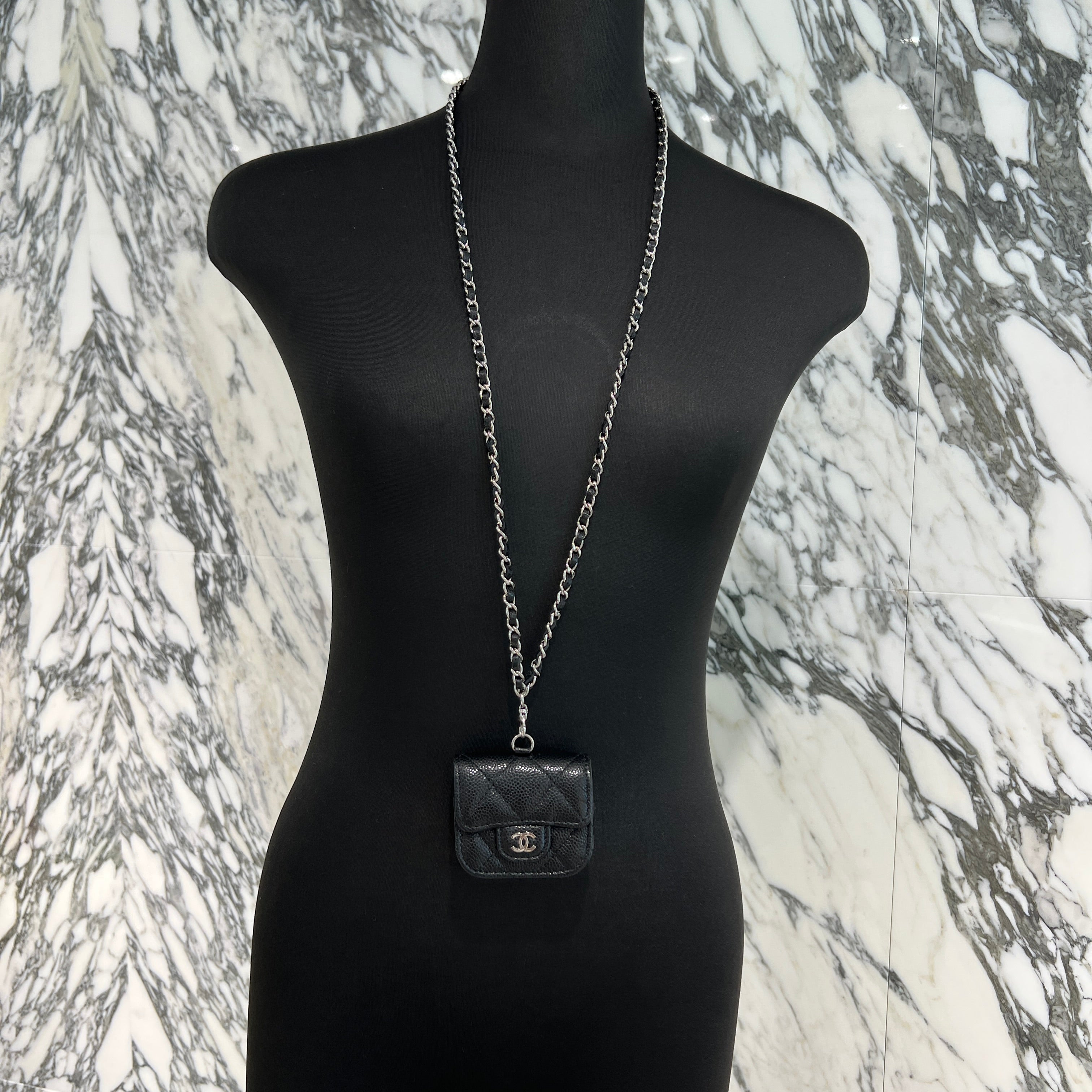 CHANEL Matelasse Caviar Skin AirPods Pro Case シャネル マトラッセ