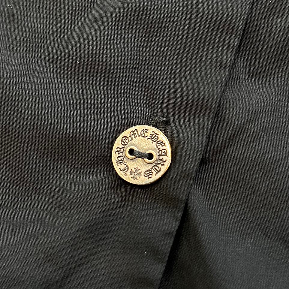 CHROME HEARTS Y NOT CH Logo Embroidery Short Sleeve Shirt Size S クロムハーツ ワイノット CHロゴエンブロイダリー ショートスリーブシャツ サイズS