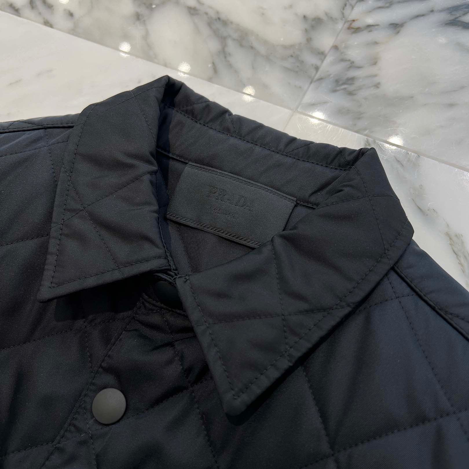 PRADA 2022AW Triangle Logo Plaque Re-Nylon Quilted Jacket SC616M S222 1WQ8 Size S プラダ トライアンングルロゴプレート リナイロン キルティング ジャケット サイズS