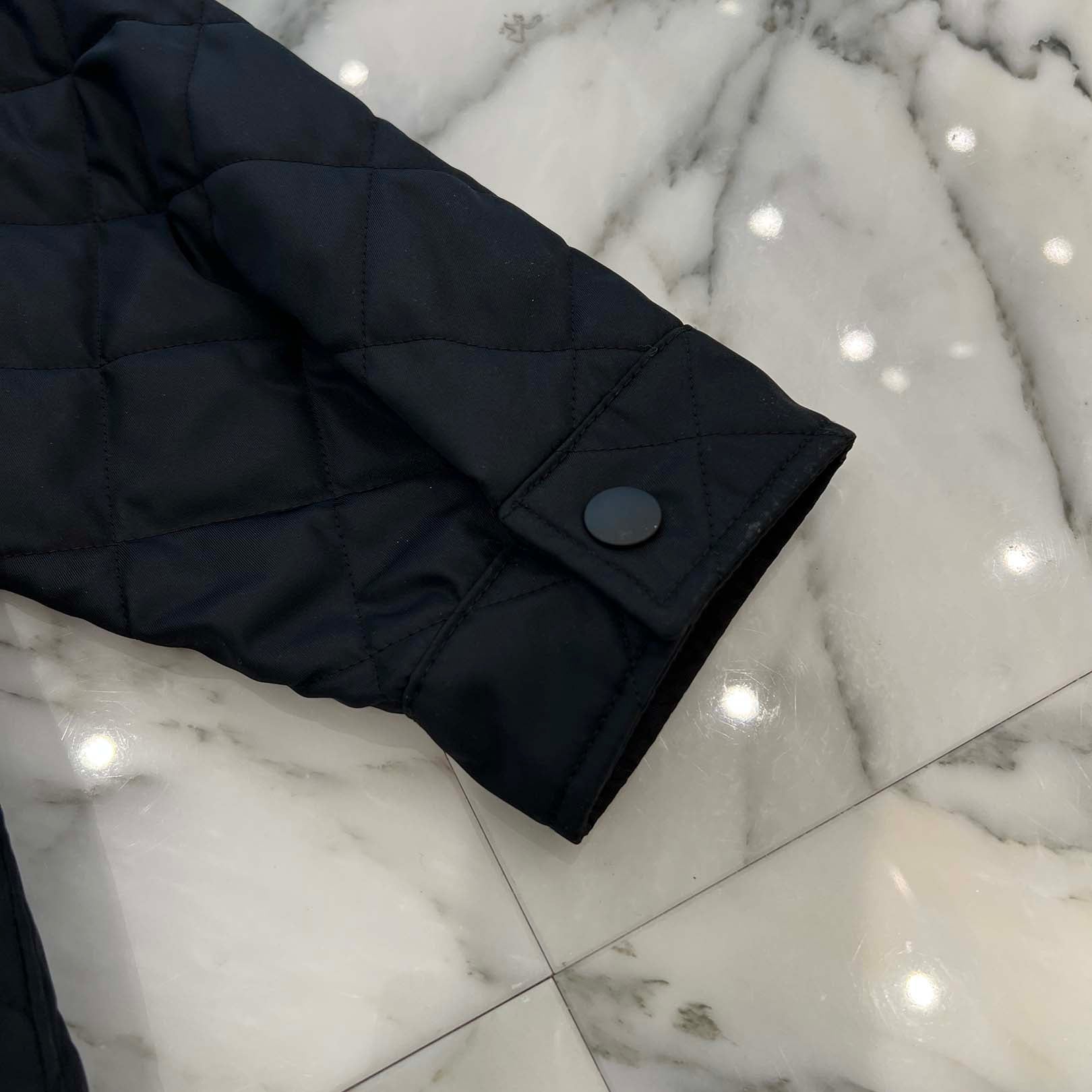 PRADA 2022AW Triangle Logo Plaque Re-Nylon Quilted Jacket SC616M S222 1WQ8 Size S プラダ トライアンングルロゴプレート リナイロン キルティング ジャケット サイズS