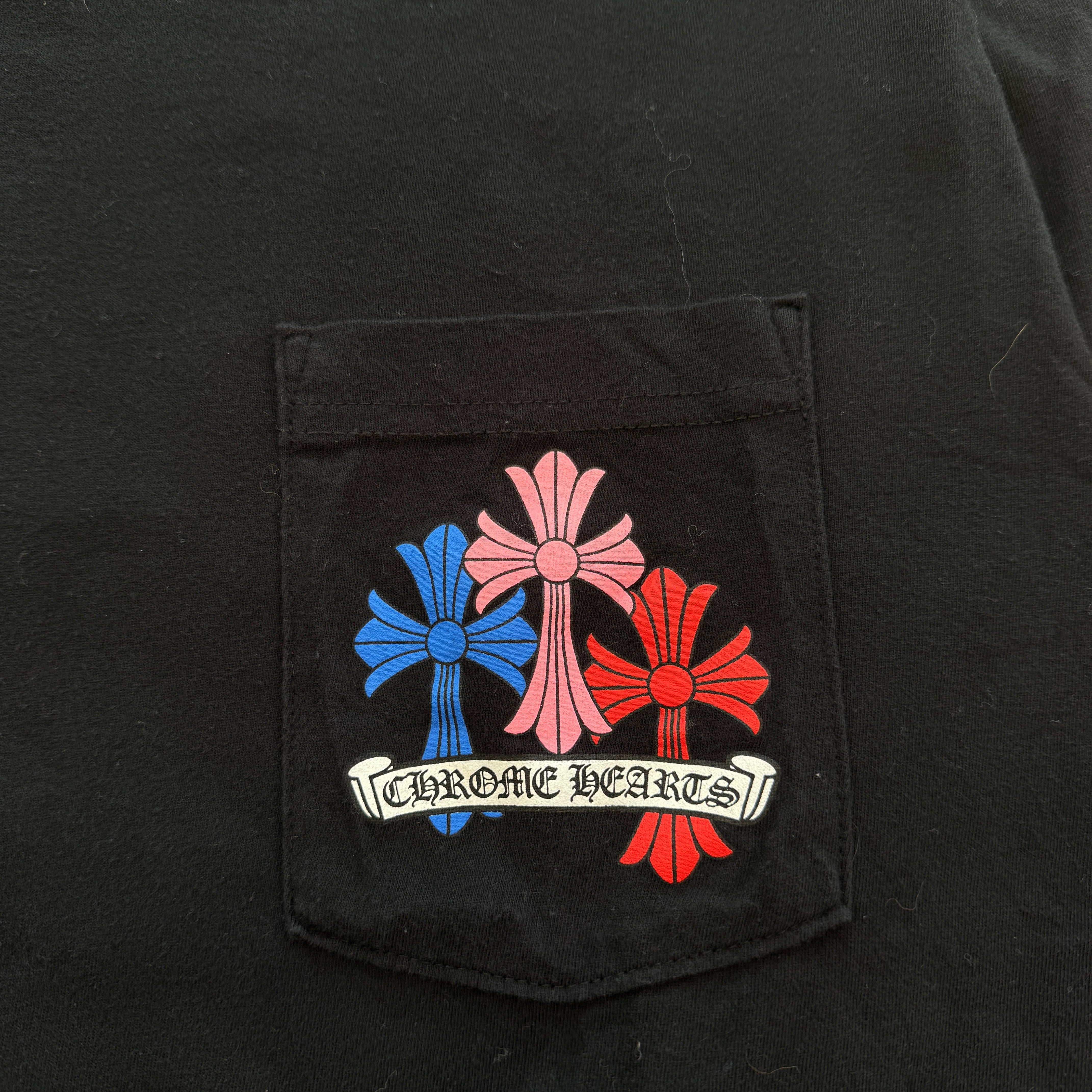 CHROME HEARTS 2021SS MLTCOL CEM CRS Long Sleeve Tee Size XL クロムハーツ マルチカラー セメタリークロス ロングスリーブTシャツ サイズXL