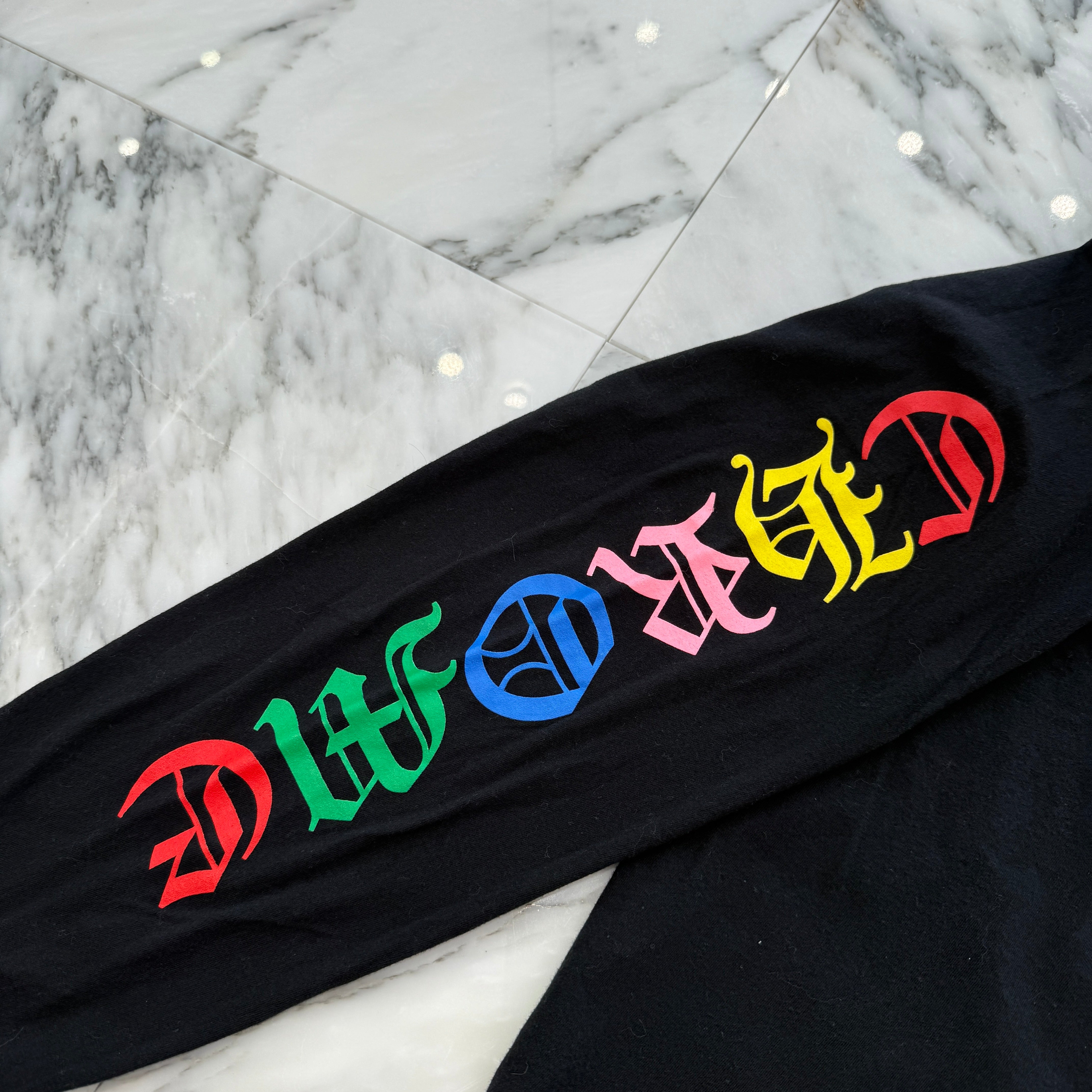 CHROME HEARTS 2021SS MLTCOL CEM CRS Long Sleeve Tee Size XL クロムハーツ マルチカラー セメタリークロス ロングスリーブTシャツ サイズXL