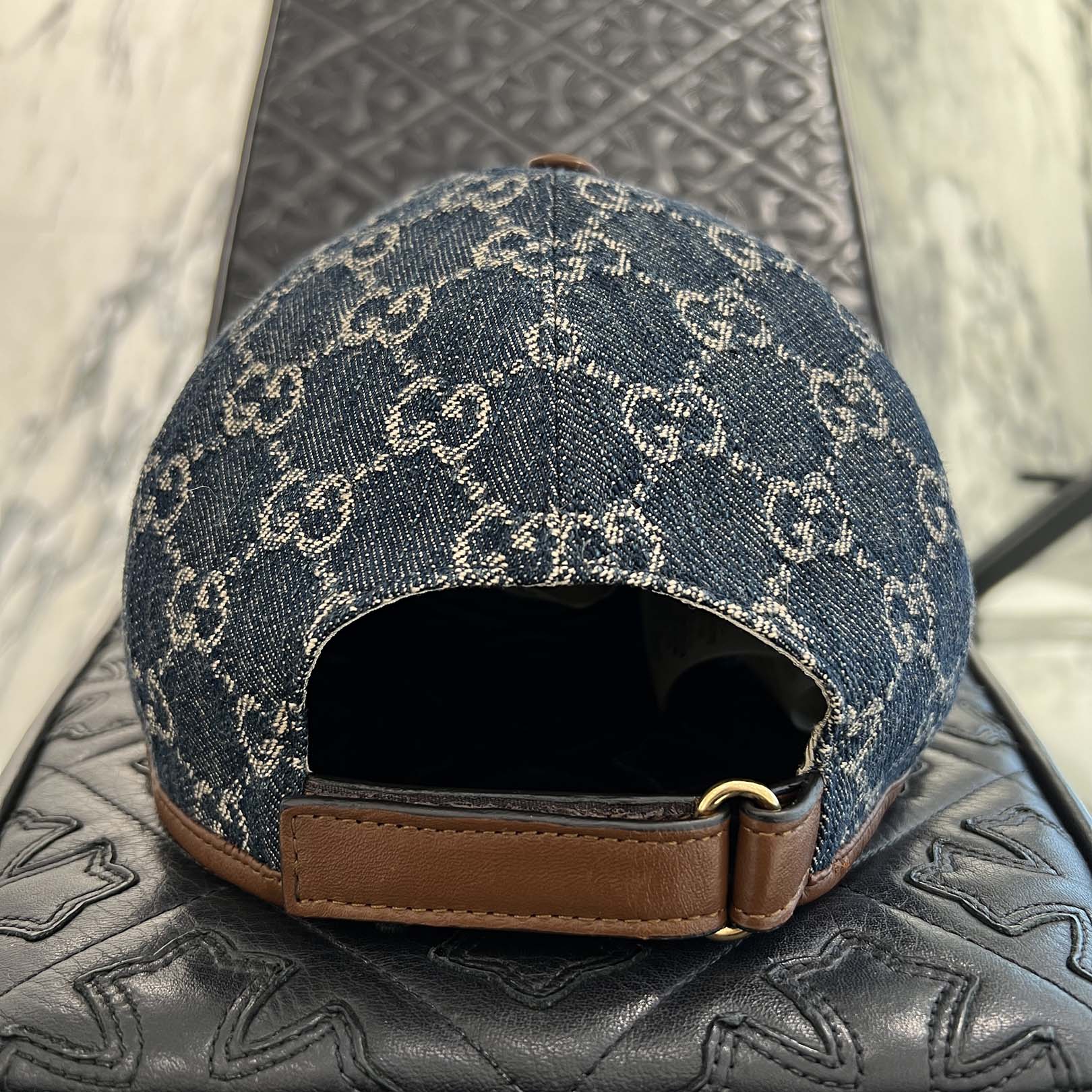 GUCCI 2022SS GG Denim Baseball Cap 656206 4HAC3 Size L(59cm) グッチ GGデニム ベースボールキャップ サイズL(59cm)