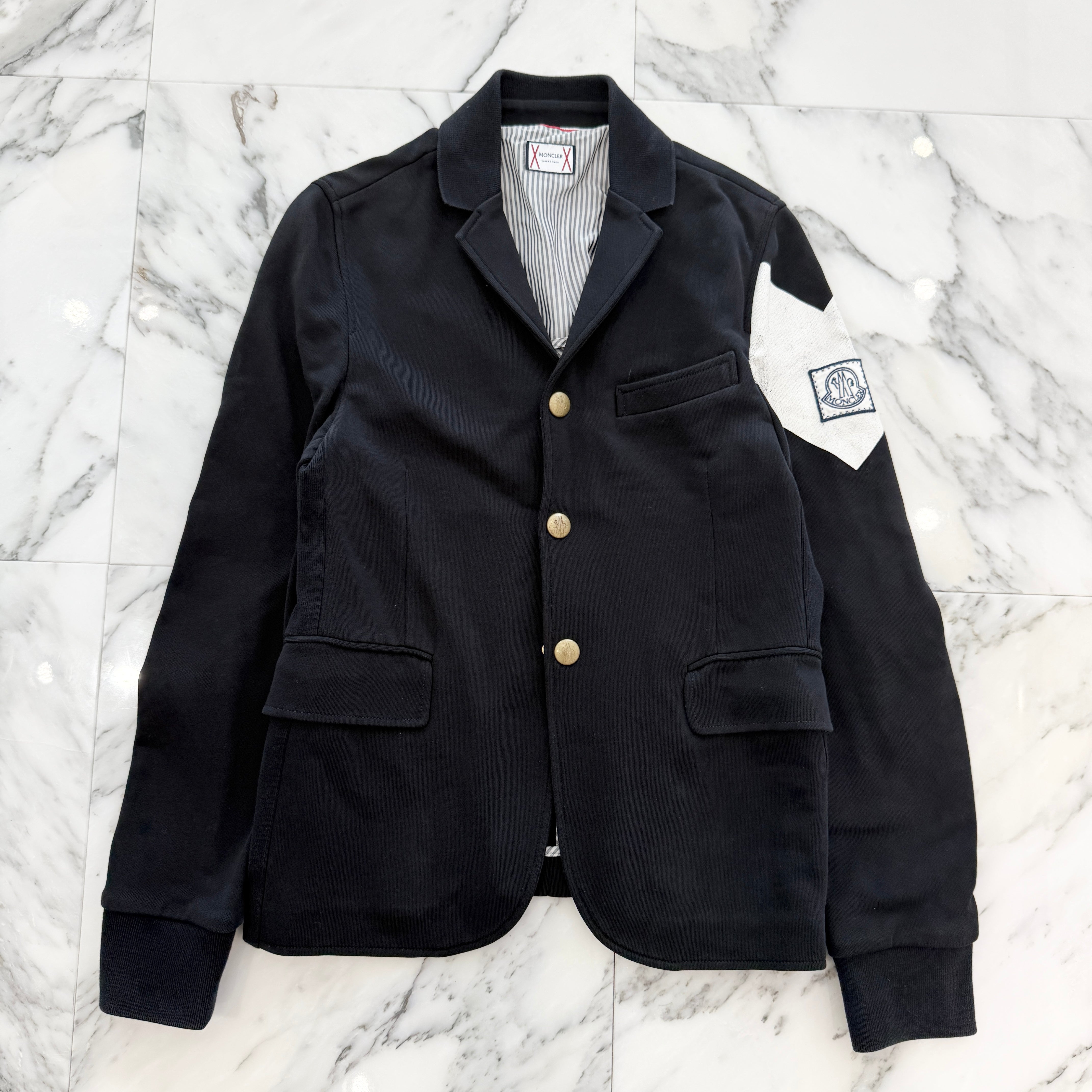 MONCLER 2017SS GAMME BLEU Maglia Cardigan 13918410550 8098S Size XS モンクレール ガムブルー マグリア カーディガン サイズXS