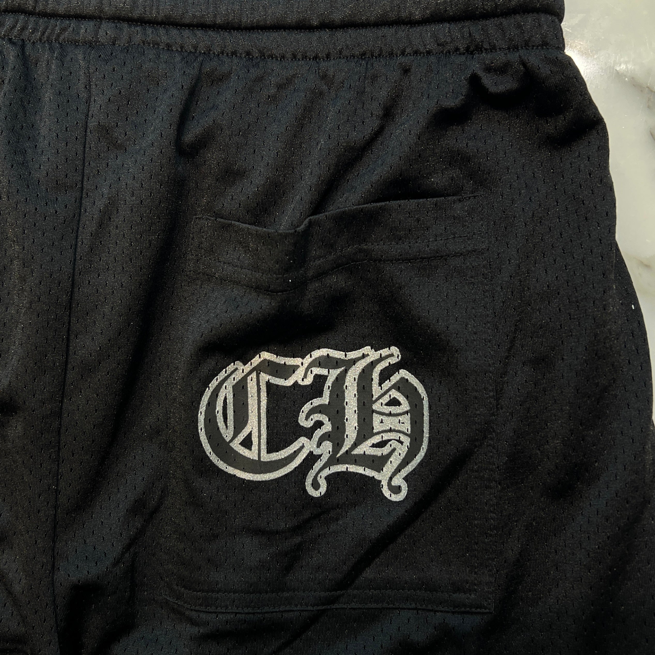 CHROME HEARTS Mesh Warm Up Jersey Long Pants Size L クロムハーツ
