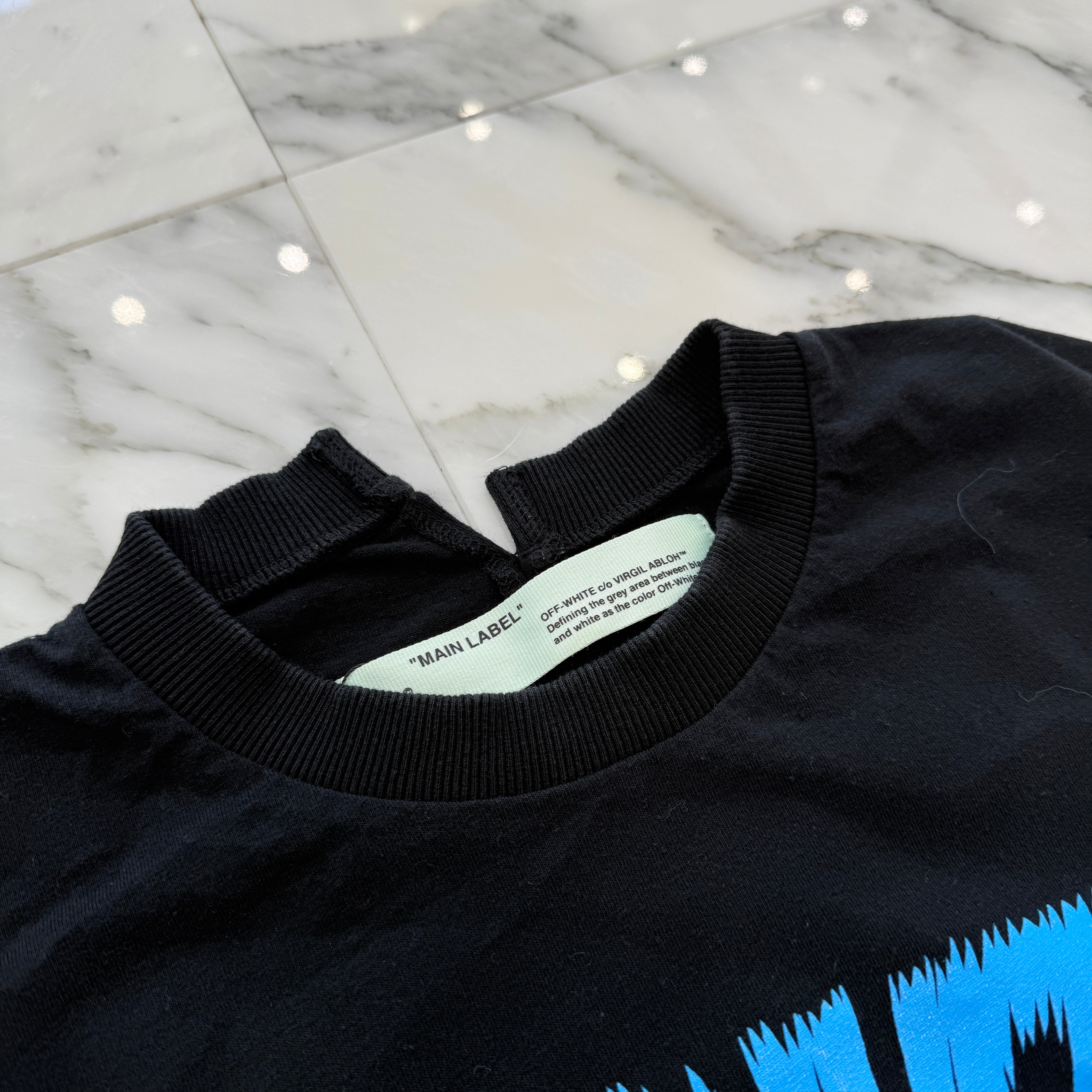 OFF-WHITE 2018SS DSMG Natural Habitat Tee OMAA032S18185238 Size M オフホワイト DSMG ナチュラル ハビタットティーシャツ サイズM