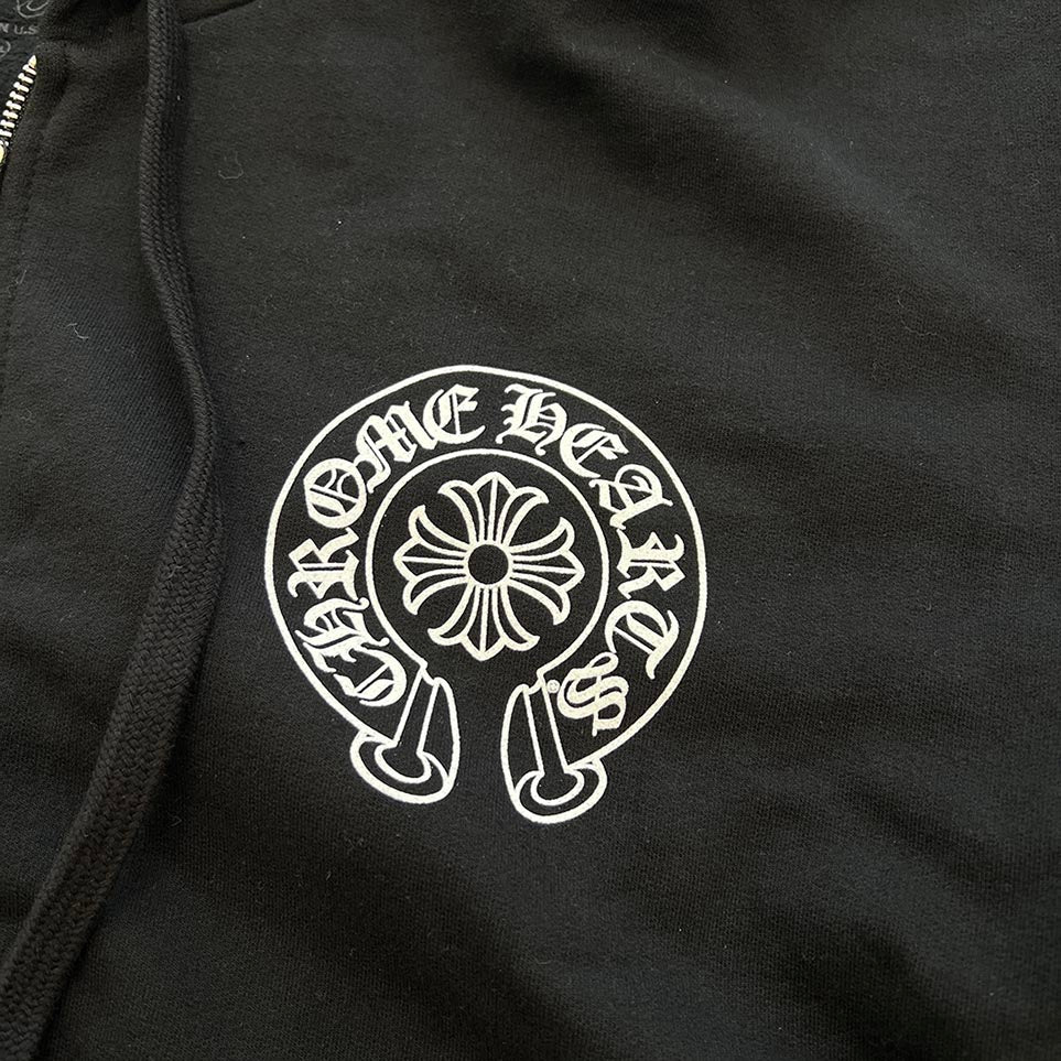 CHROME HEARTS TOKYO Limited Horseshoe Zip Up Hoodie Size XXL
