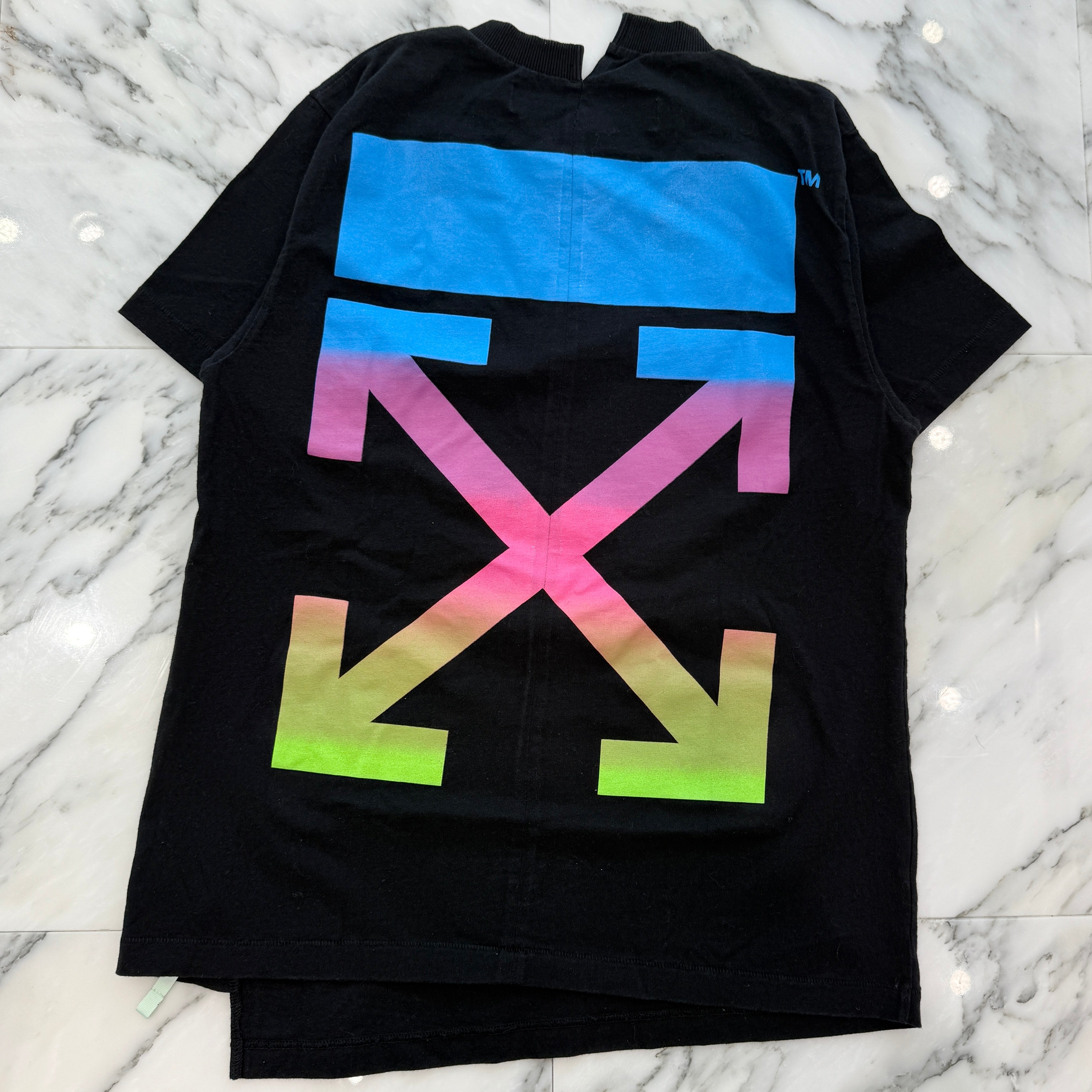 OFF-WHITE 2018SS DSMG Natural Habitat Tee OMAA032S18185238 Size M オフホワイト DSMG ナチュラル ハビタットティーシャツ サイズM