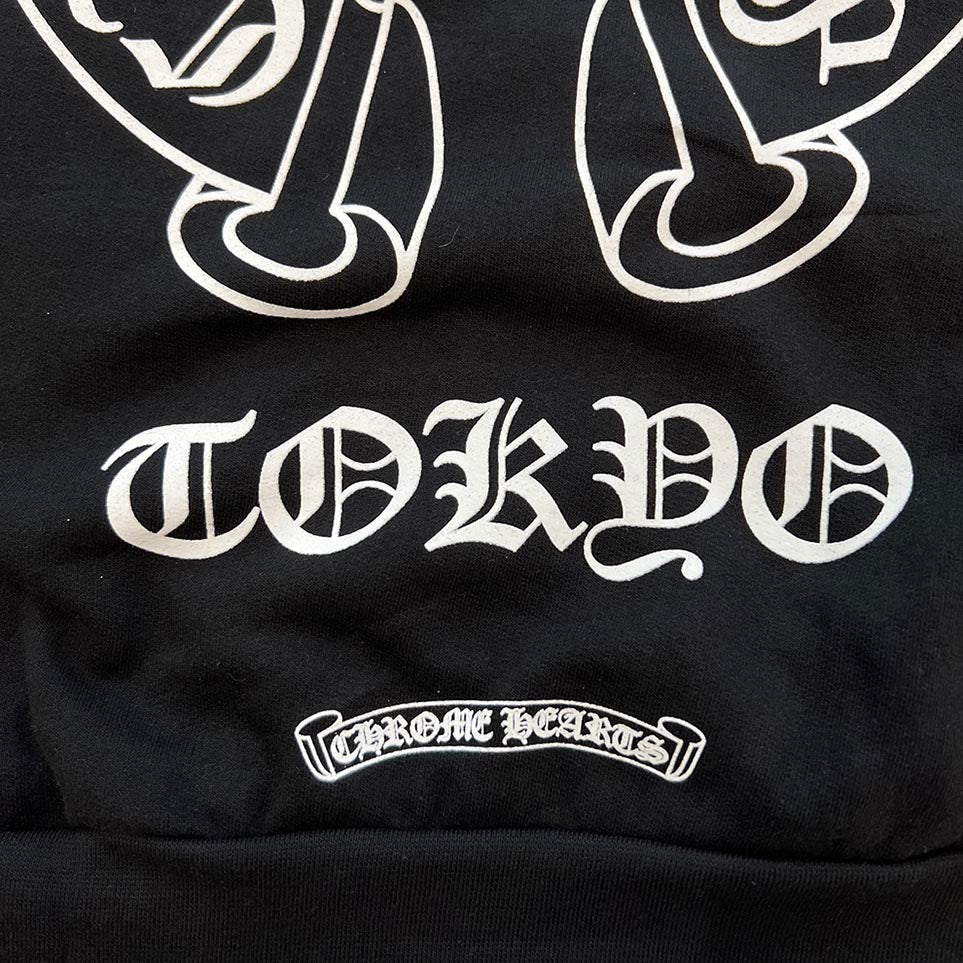 CHROME HEARTS TOKYO Limited Horseshoe Zip Up Hoodie Size XXL