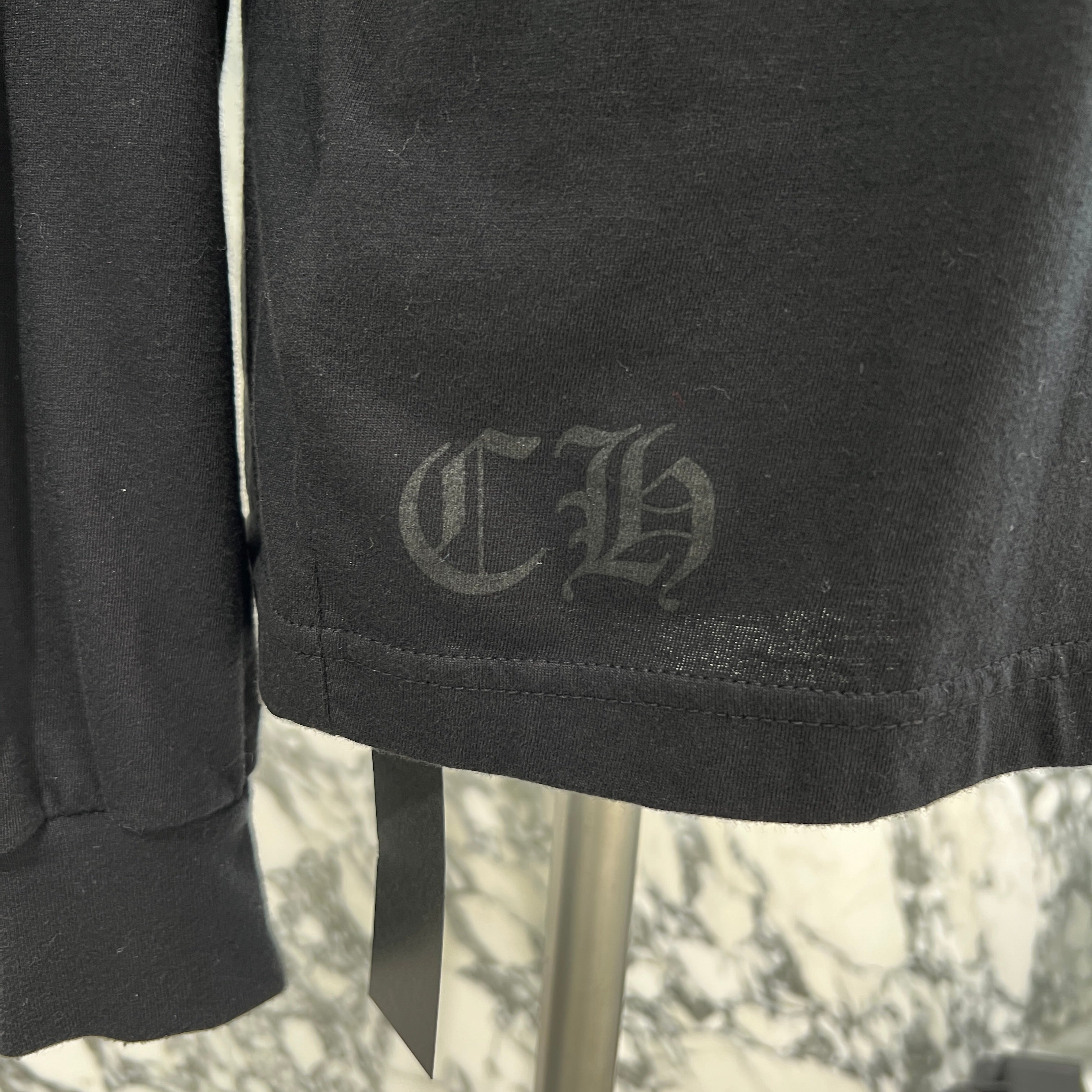 CHROME HEARTS Neck Logo Long Sleeve Tee Size M クロムハーツ ネックロゴ ロングスリーブTシャツ サイズM
