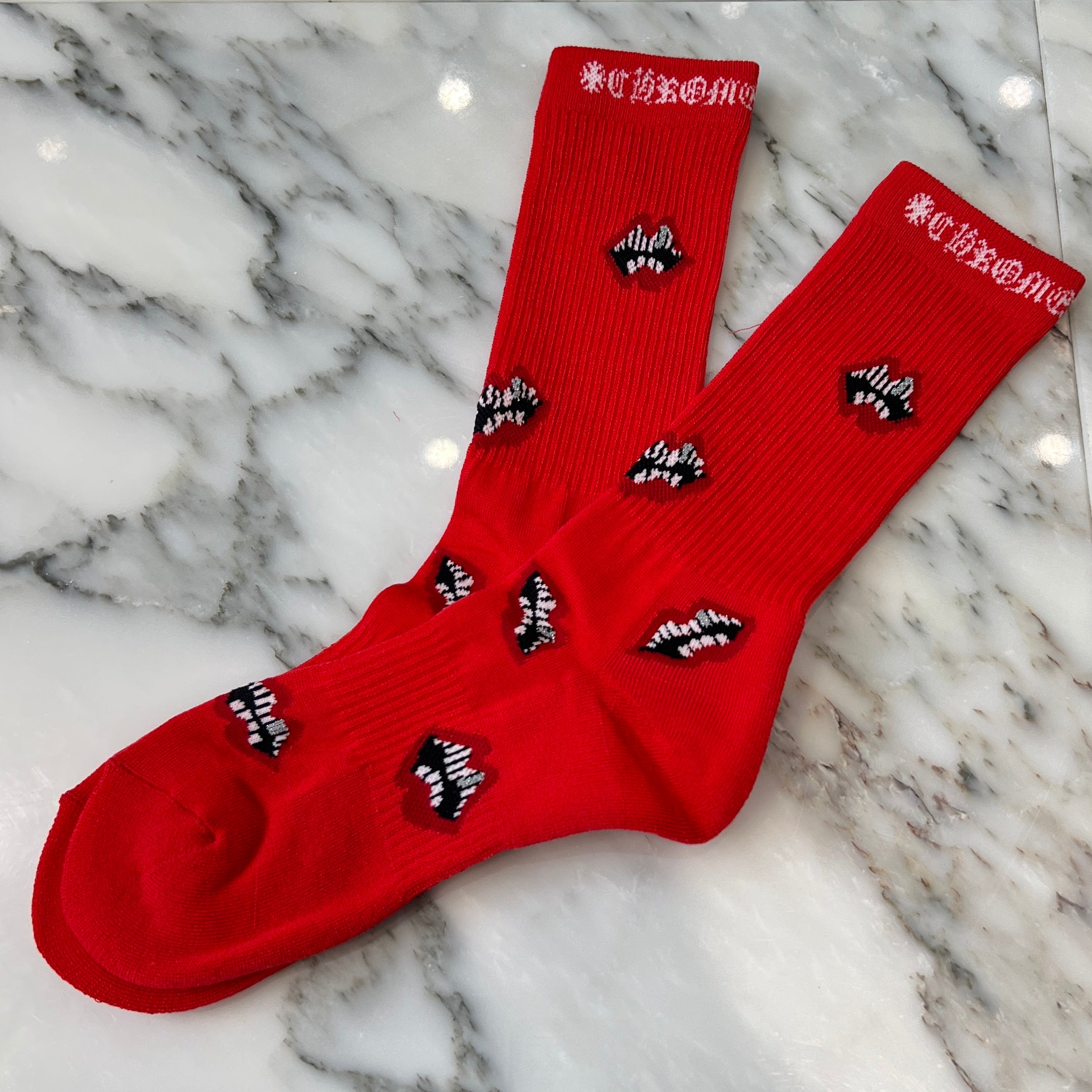 CHROME HEARTS × MATTY BOY Chomper Socks Size 25-27cm クロムハーツ × マッティボーイ チョンパー ソックス サイズ25-27cm