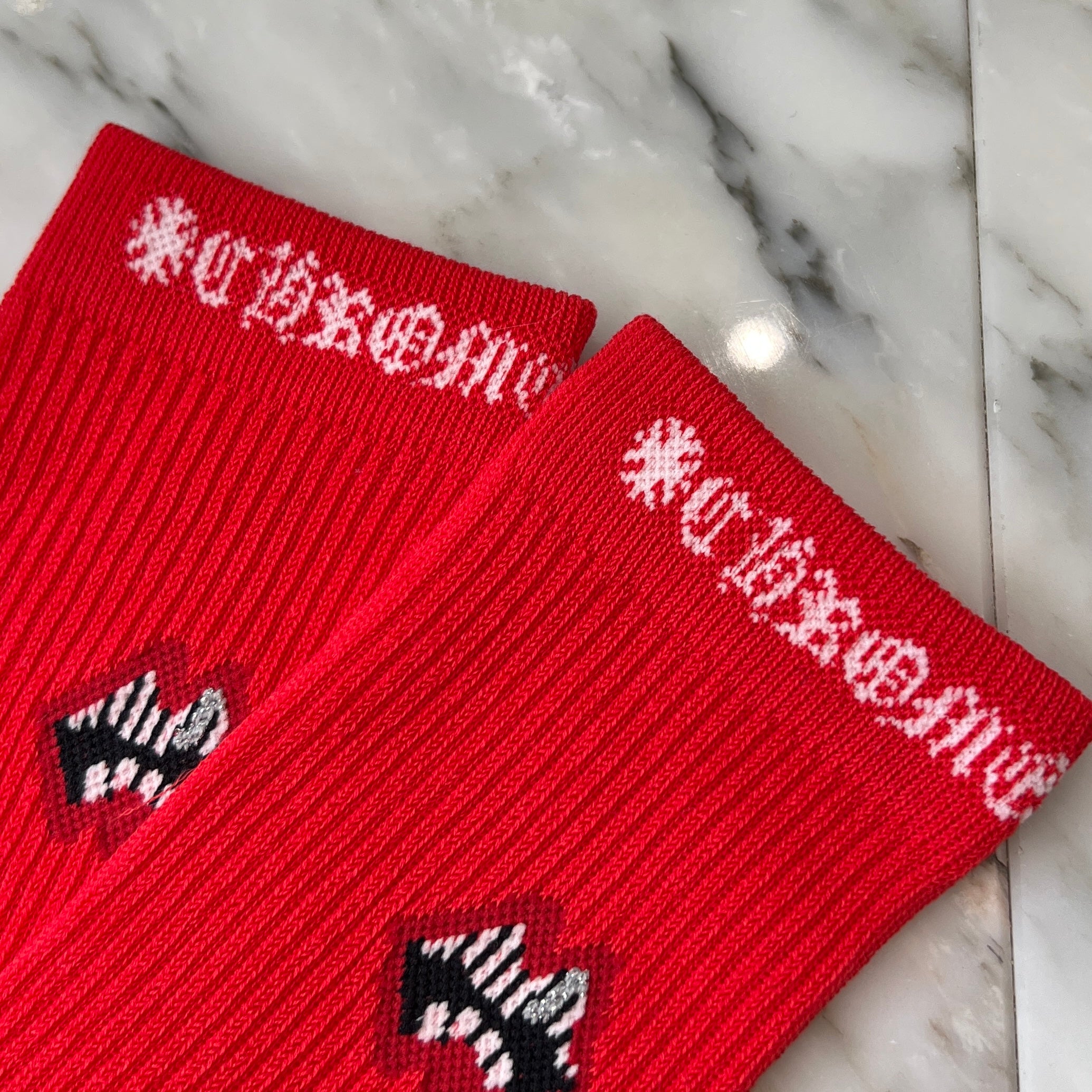 CHROME HEARTS × MATTY BOY Chomper Socks Size 25-27cm クロムハーツ × マッティボーイ チョンパー ソックス サイズ25-27cm