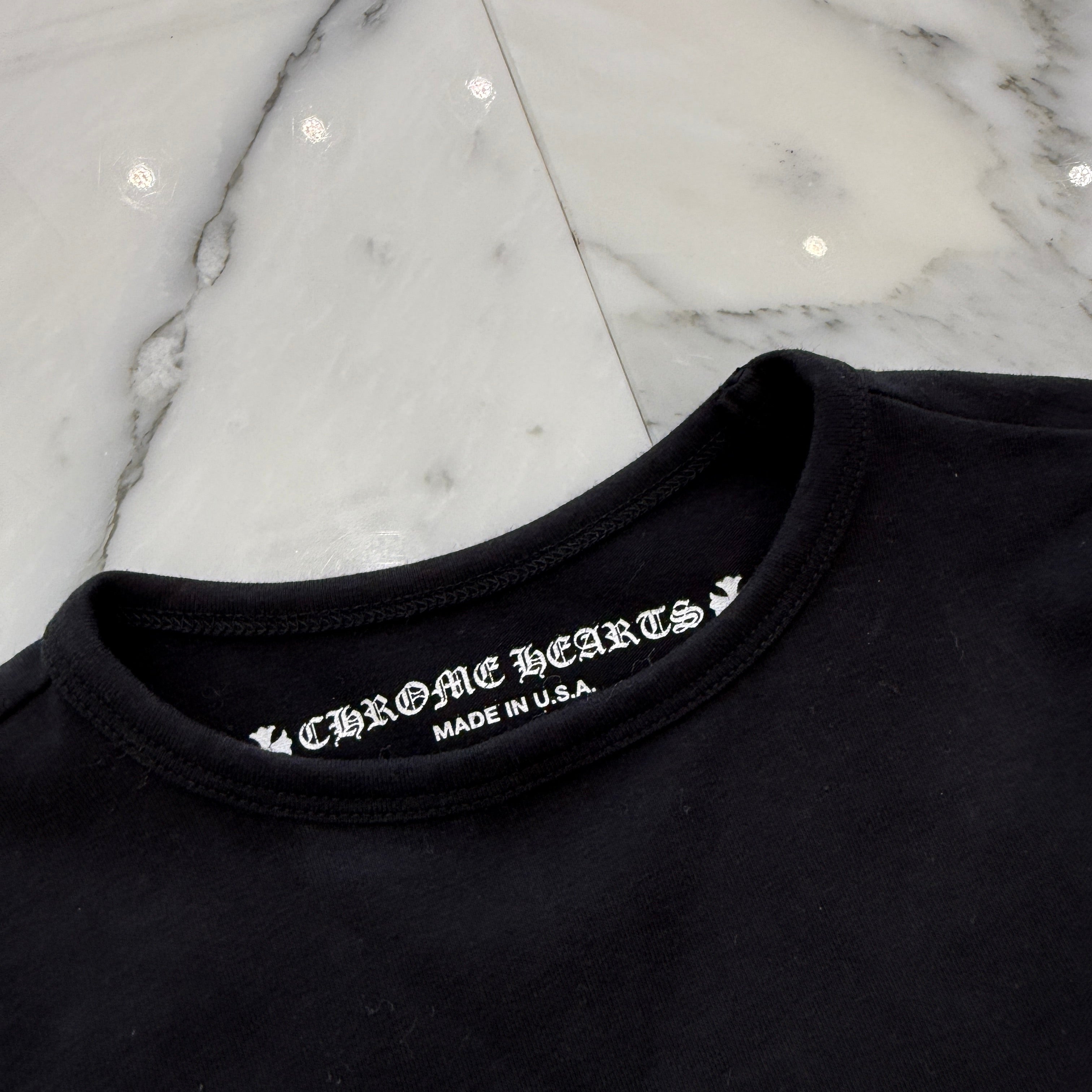 CHROME HEARTS × MATTY BOY Sick Heart Biking Long Sleeve Tee Size S クロムハーツ × マッティボーイ シックハート バイキング ロングスリーブTシャツ サイズS