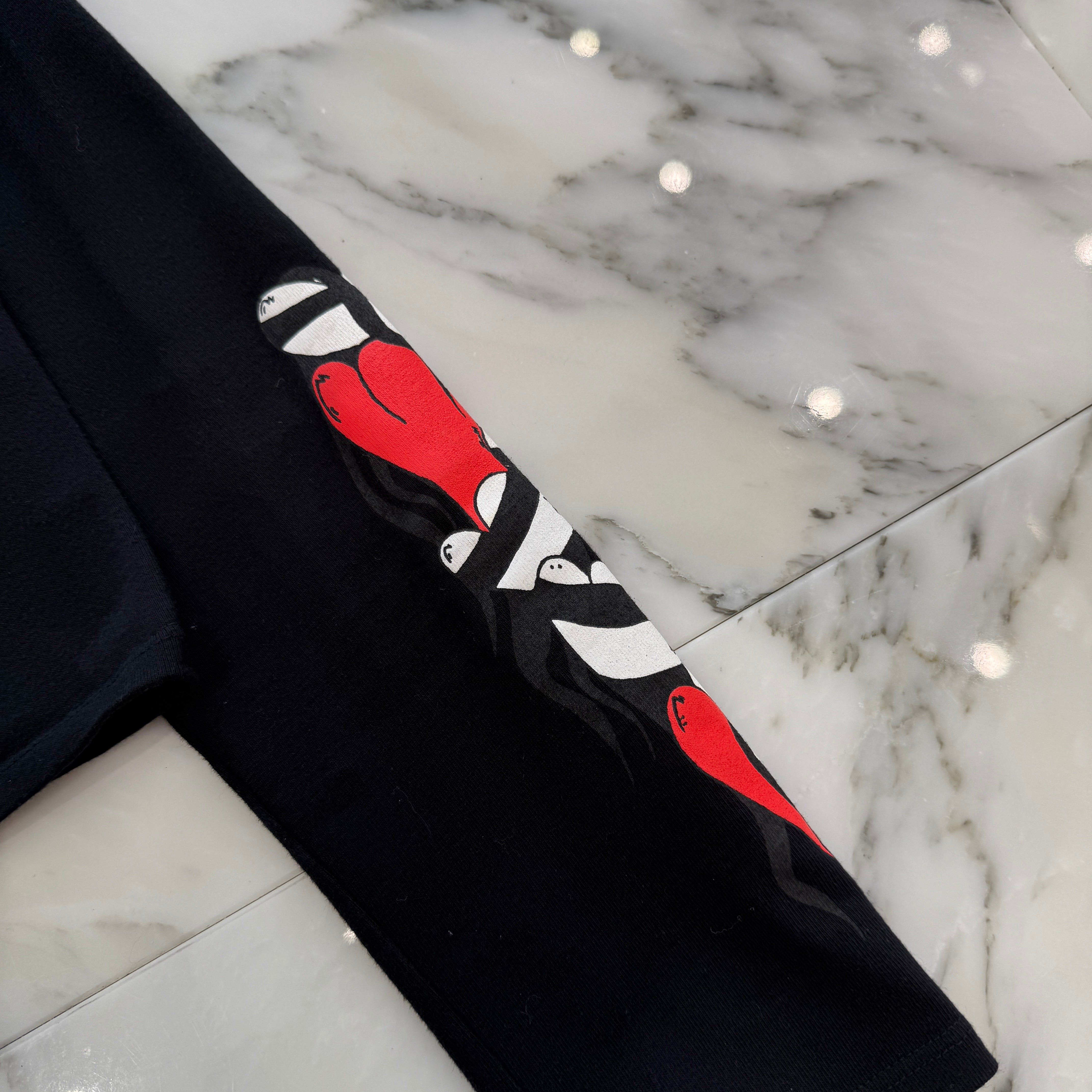 CHROME HEARTS × MATTY BOY Sick Heart Biking Long Sleeve Tee Size S クロムハーツ × マッティボーイ シックハート バイキング ロングスリーブTシャツ サイズS