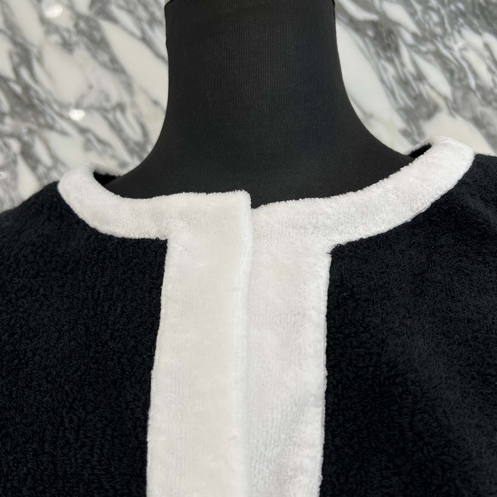 CHANEL 2023 Coco Beach Coco Mark Cropped Pullover Knit P74322V66014 Size 34 シャネル 2023ココビーチ ココマーク クロップド プルオーバーニット サイズ34