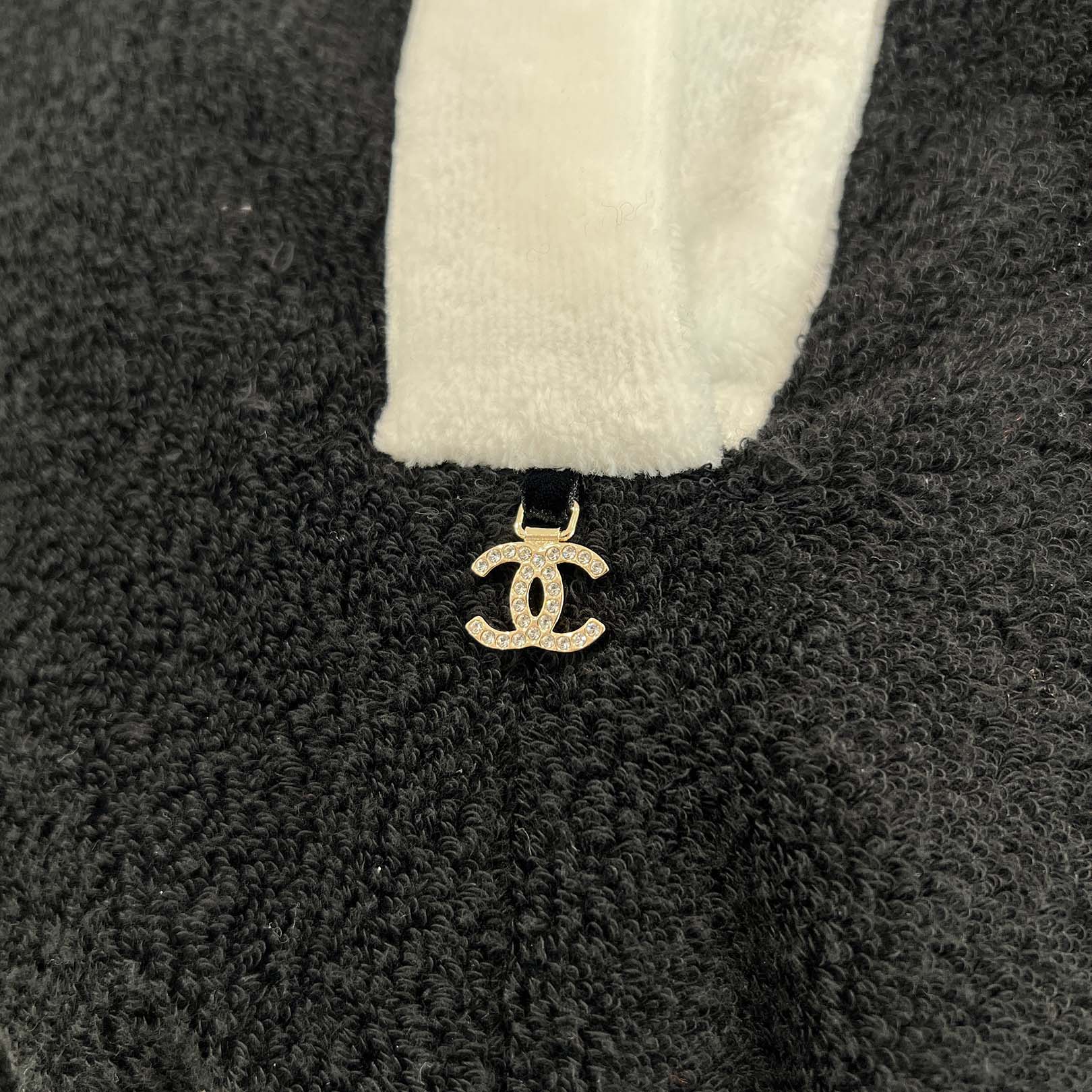 CHANEL 2023 Coco Beach Coco Mark Cropped Pullover Knit P74322V66014 Size 34 シャネル 2023ココビーチ ココマーク クロップド プルオーバーニット サイズ34