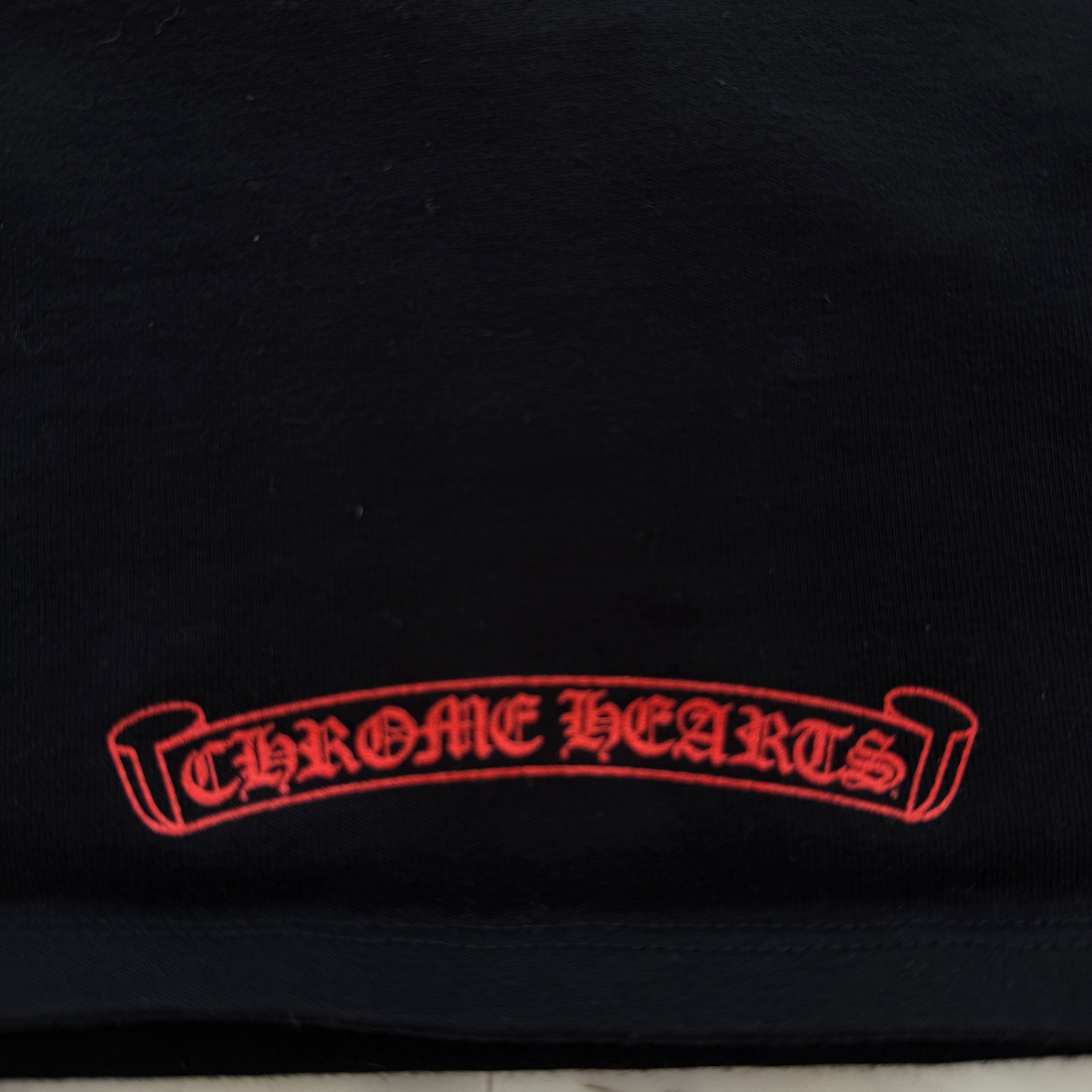 CHROME HEARTS × MATTY BOY Sick Heart Biking Long Sleeve Tee Size S クロムハーツ × マッティボーイ シックハート バイキング ロングスリーブTシャツ サイズS