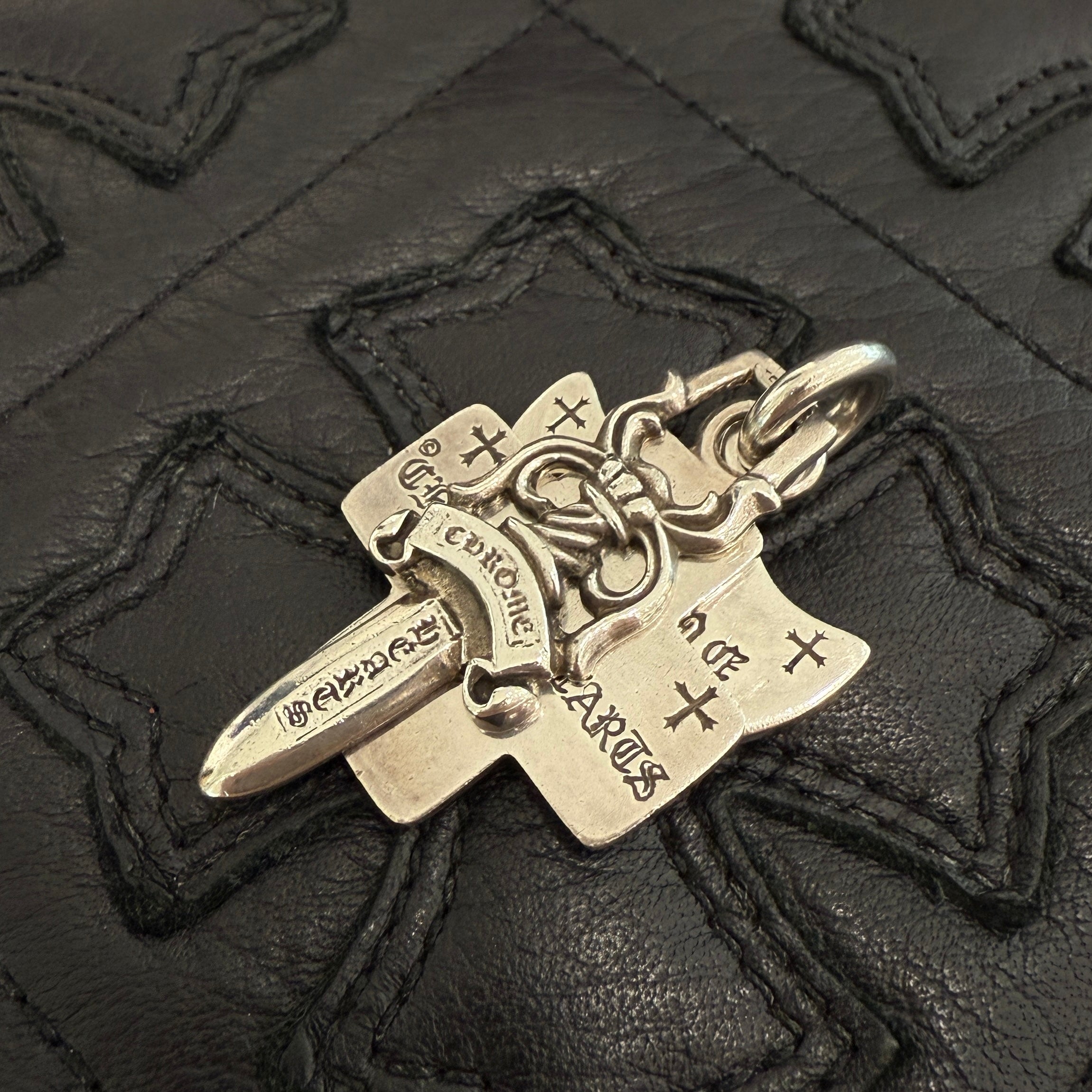 CHROME HEARTS 3 TRINKETS Charm Pendant Top クロムハーツ 3