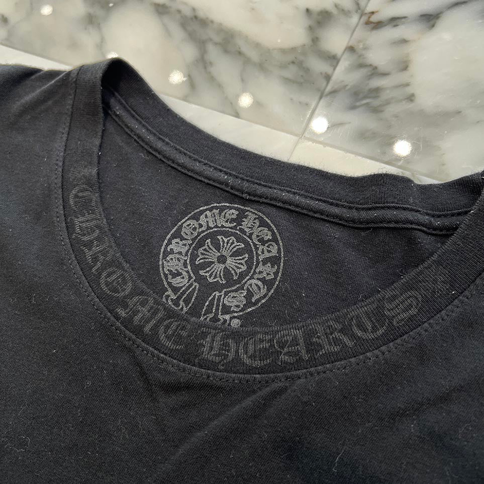 CHROME HEARTS Neck Logo Long Sleeve Tee Size XL クロムハーツ ネックロゴ ロングスリーブ Tシャツ サイズXL