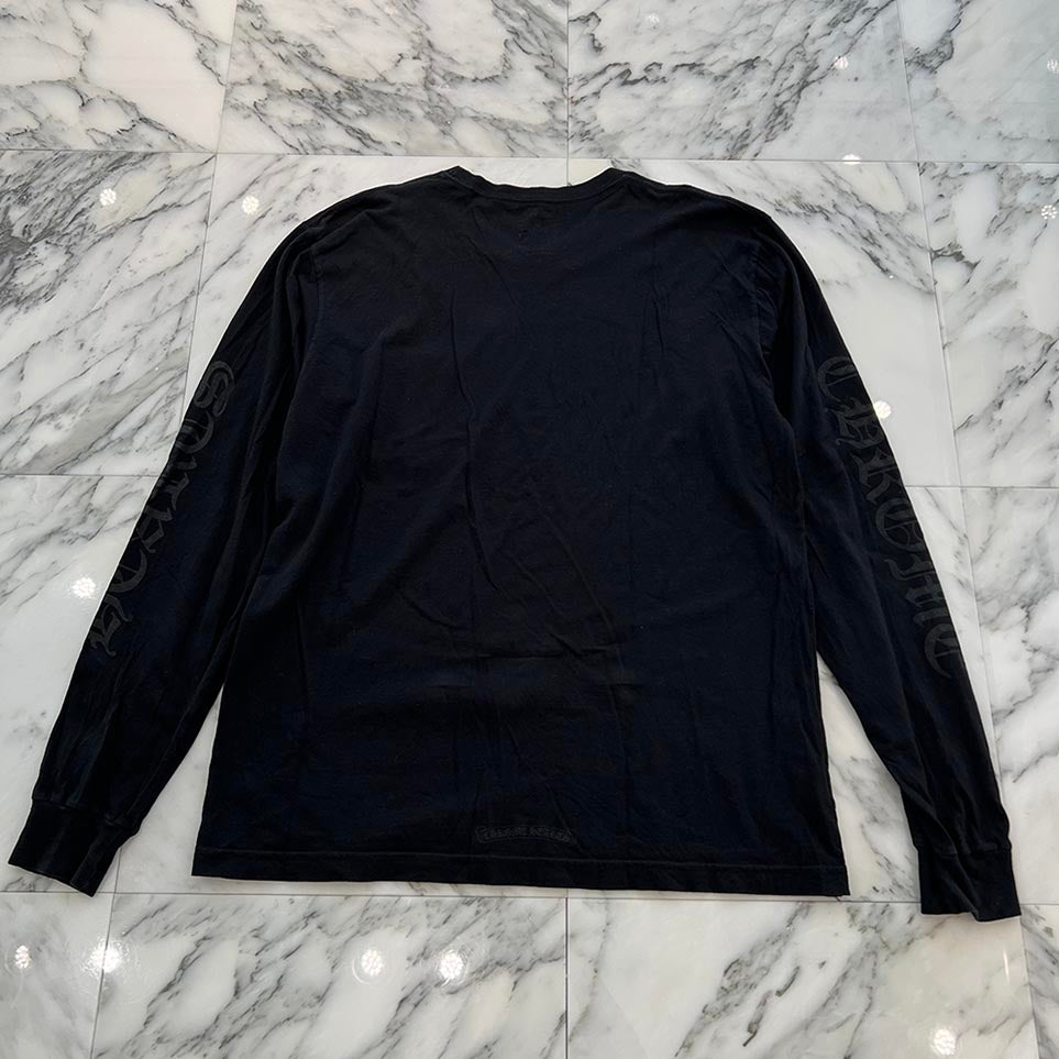 CHROME HEARTS Neck Logo Long Sleeve Tee Size XL クロムハーツ ネックロゴ ロングスリーブ Tシャツ サイズXL
