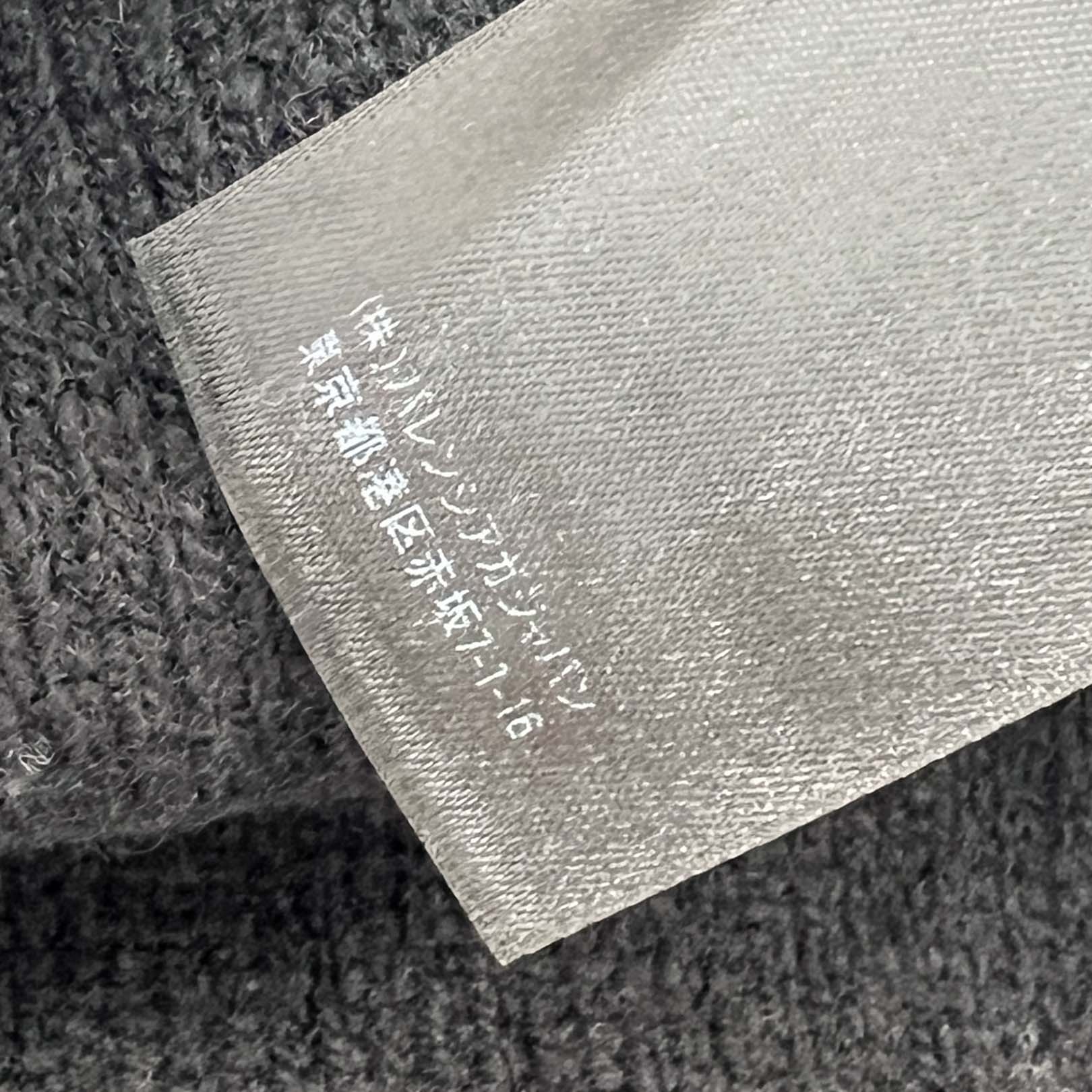 BALENCIAGA 2020AW Diagonal Monogram Logo Cardigan 652394 T1567 Size M バレンシアガ ダイアゴナル モノグラム ロゴ カーディガン サイズM