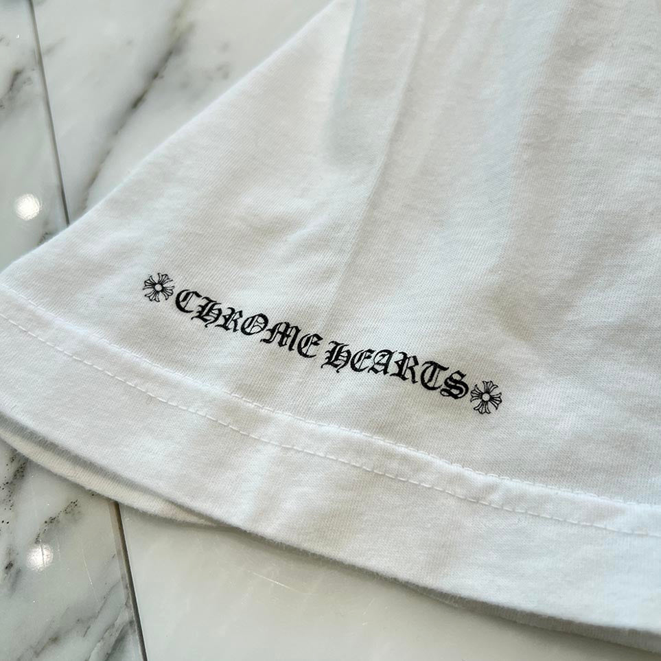 CHROME HEARTS Vertical Logo Half Vine Dagger Tee Size XL クロムハーツ ヴァーティカルロゴ ハーフ ヴァインダガー Tシャツ サイズXL