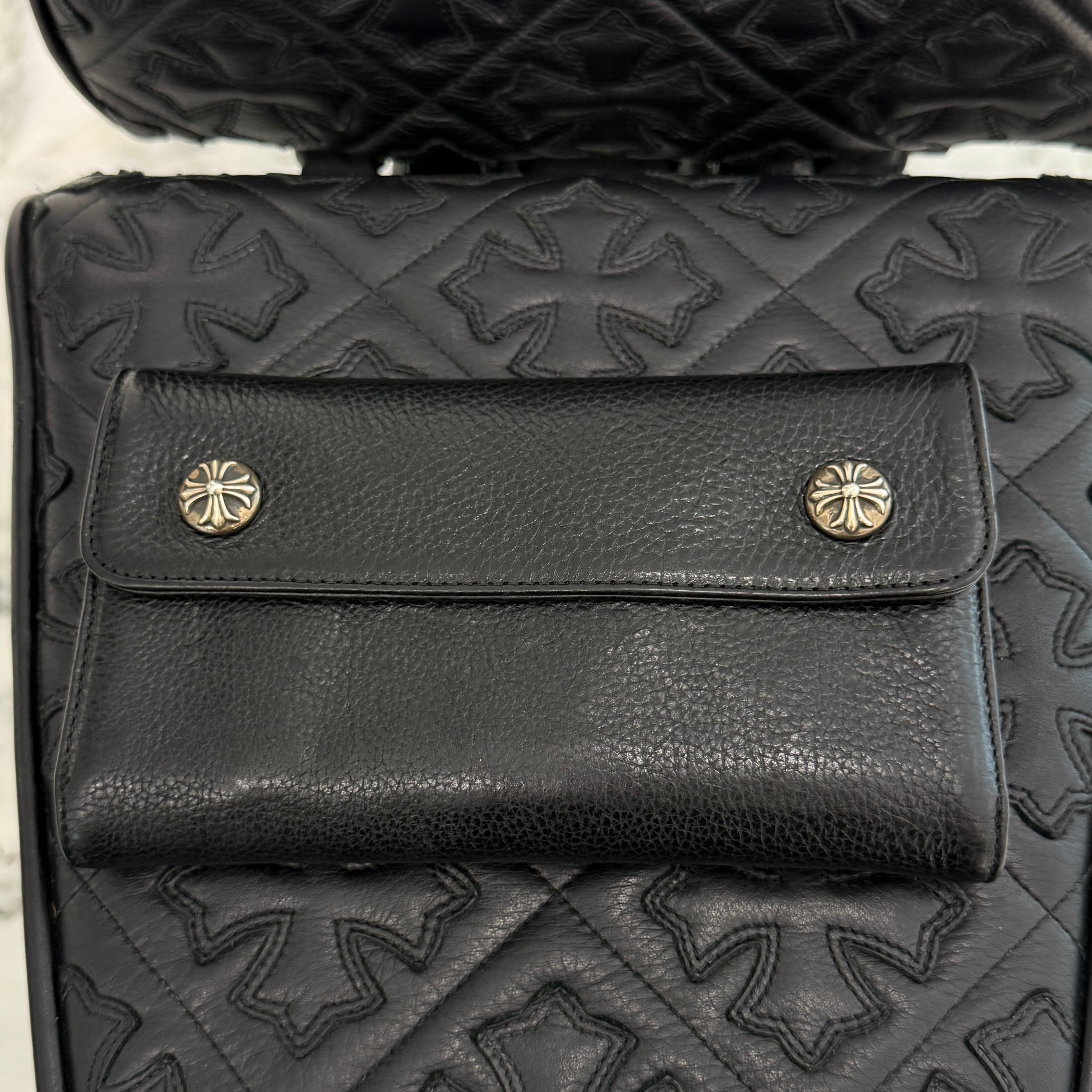 CHROME HEARTS Wave Cross Ball Wallet クロムハーツ ウェーブ クロスボール ウォレット
