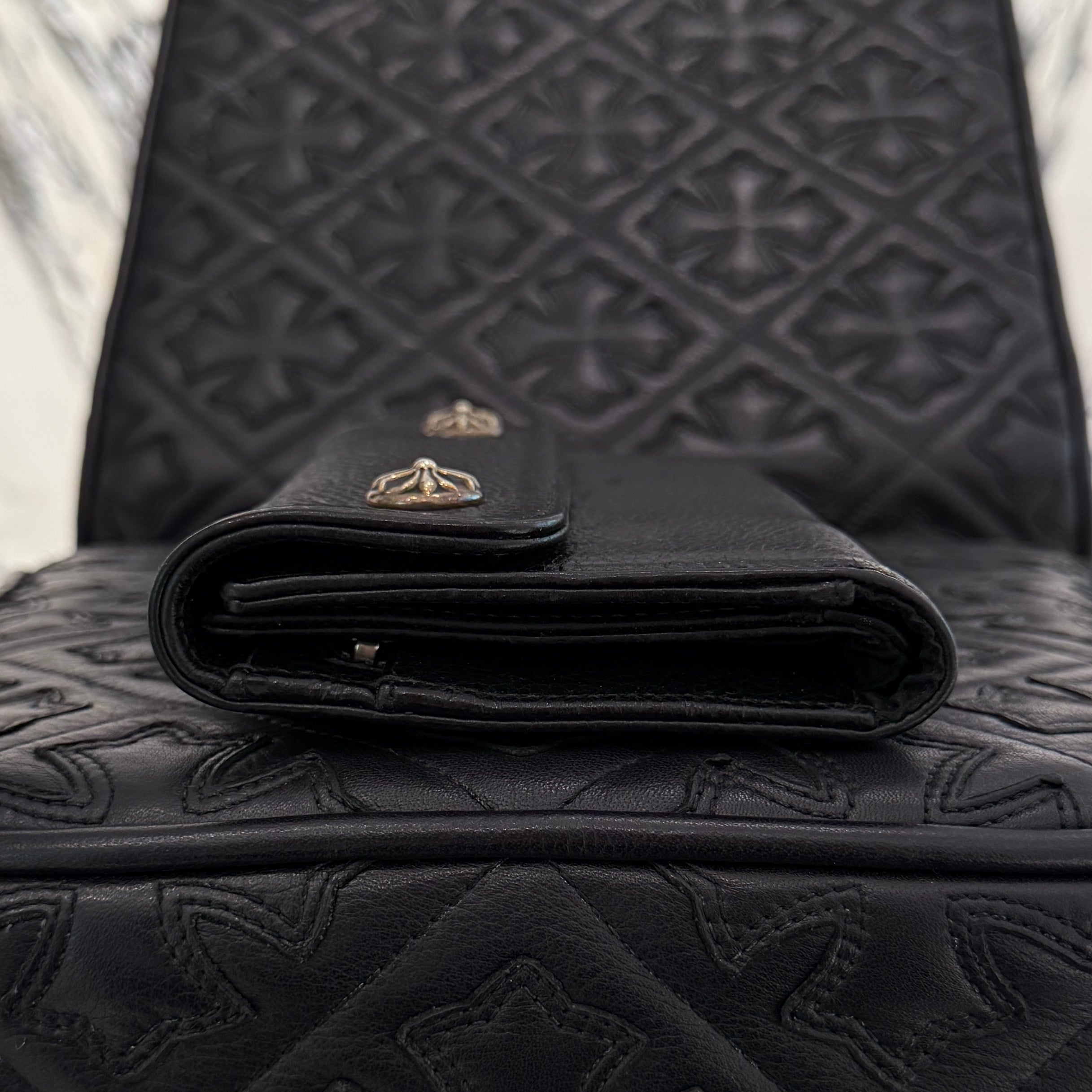 CHROME HEARTS Wave Cross Ball Wallet クロムハーツ ウェーブ クロスボール ウォレット