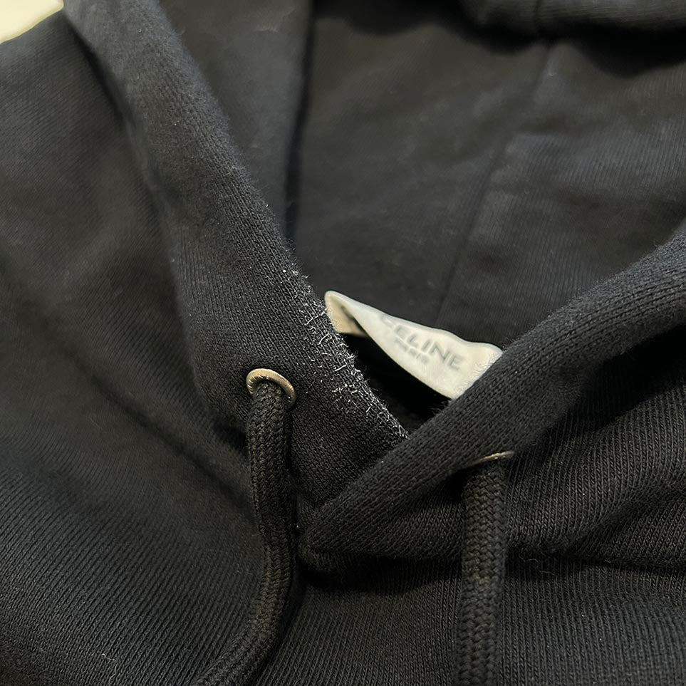 CELINE 23AW Back WILTERN Print Loose Fit Hoodie 2Y65C670Q.38AW Size XL セリーヌ バック ウィルターン プリント ルーズフィット フーディ サイズXL