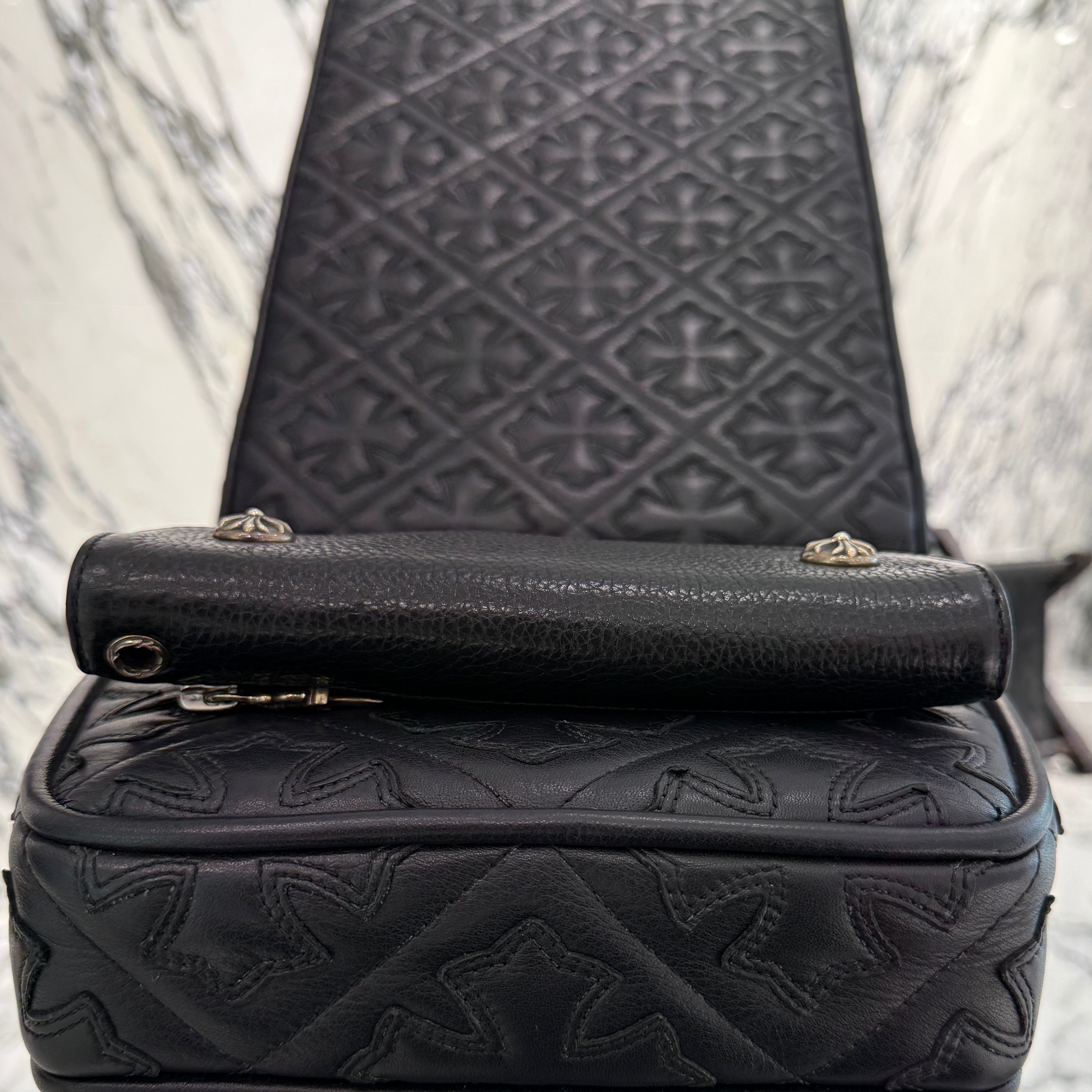 CHROME HEARTS Wave Cross Ball Wallet クロムハーツ ウェーブ クロスボール ウォレット