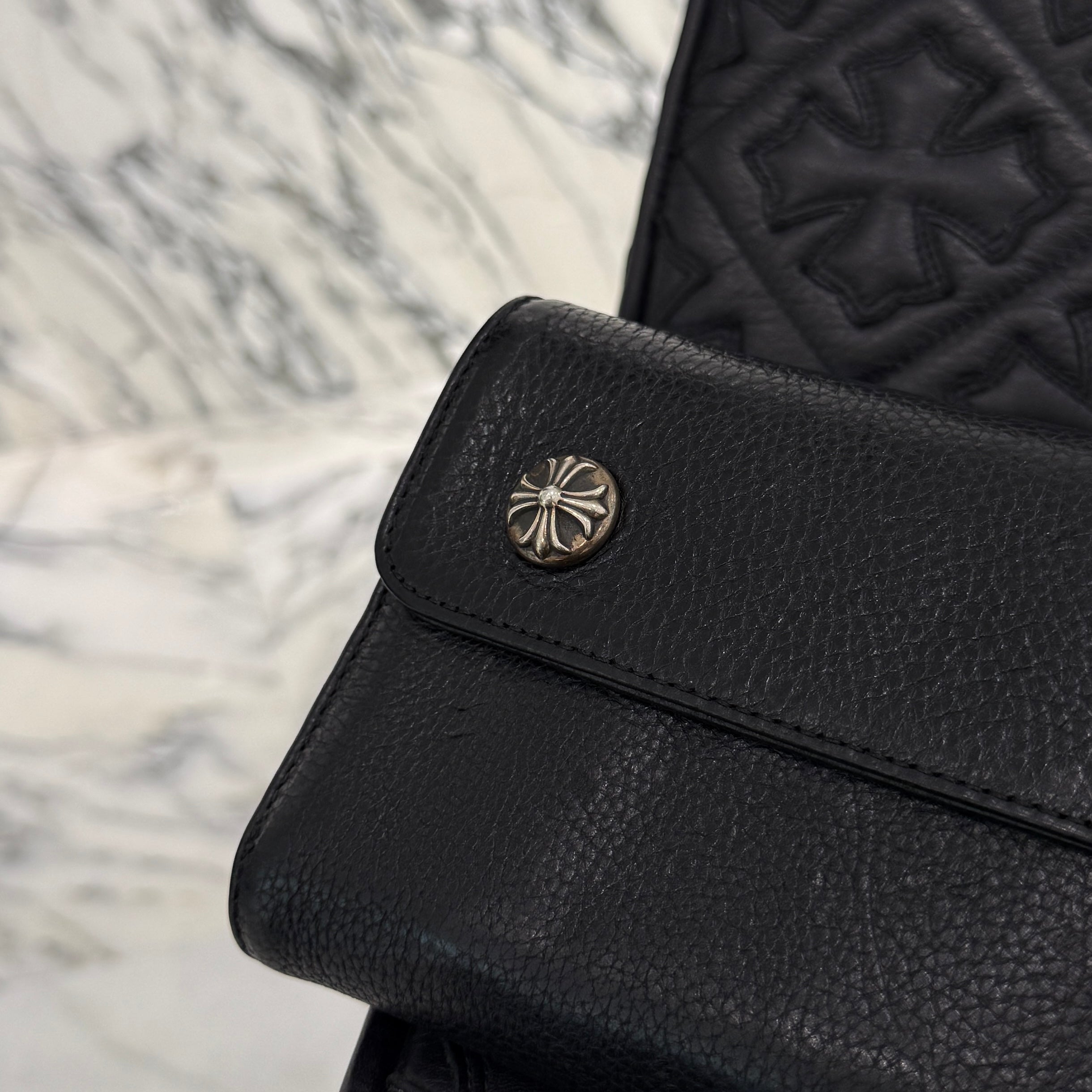 CHROME HEARTS Wave Cross Ball Wallet クロムハーツ ウェーブ クロスボール ウォレット