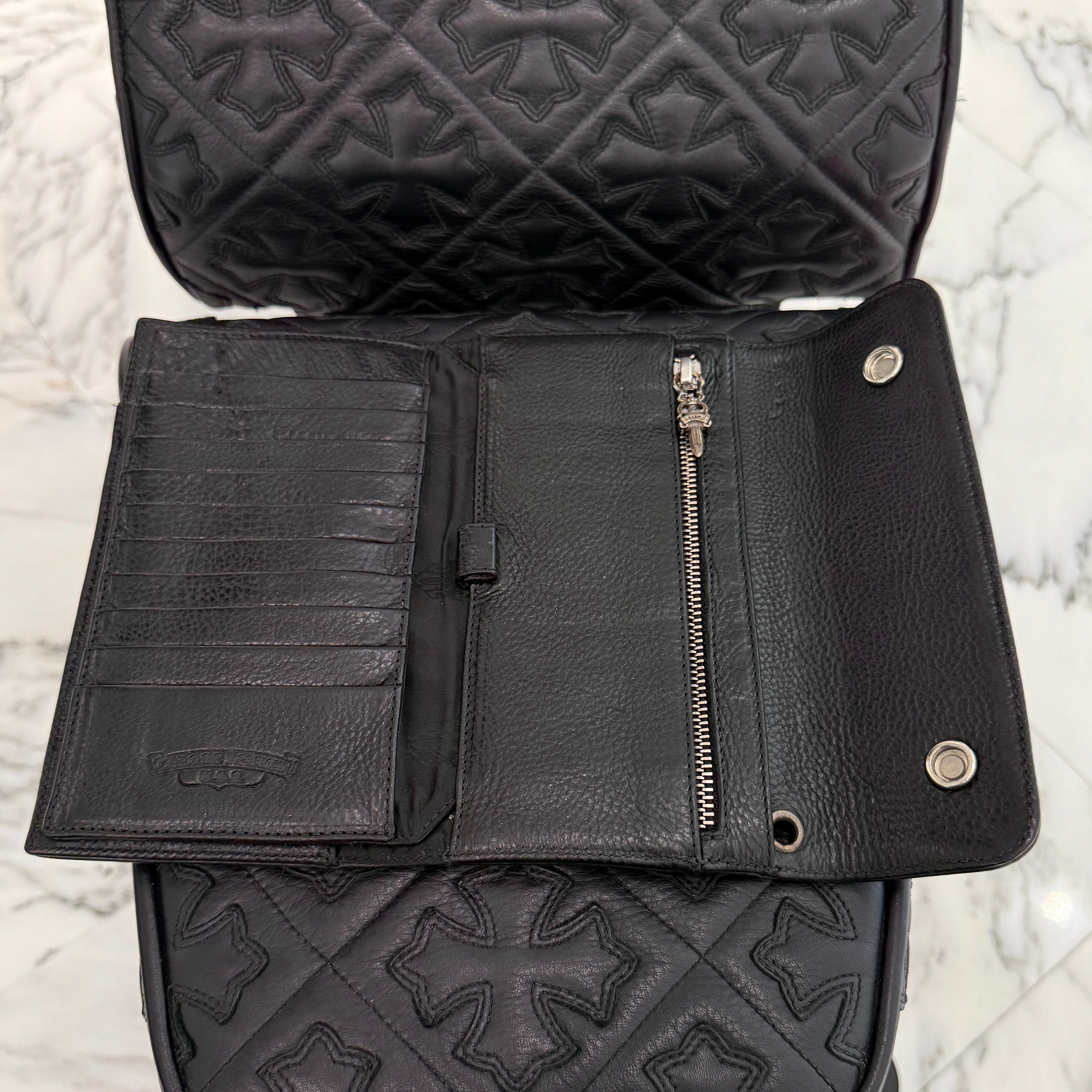 CHROME HEARTS Wave Cross Ball Wallet クロムハーツ ウェーブ クロスボール ウォレット