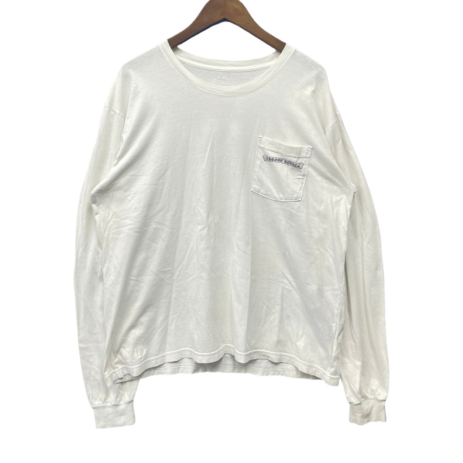 CHROME HEARTS Back Arch Logo USA Long Sleeve Tee