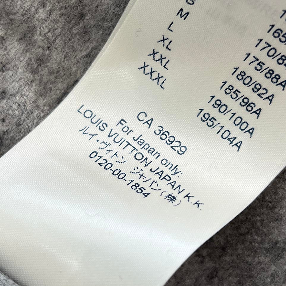 LOUIS VUITTON 2020AW Pins Cashmere Silk Pullover Hoodie Size S ルイヴィトン ピン装飾 カシミヤ シルク プルオーバーフーディ サイズS