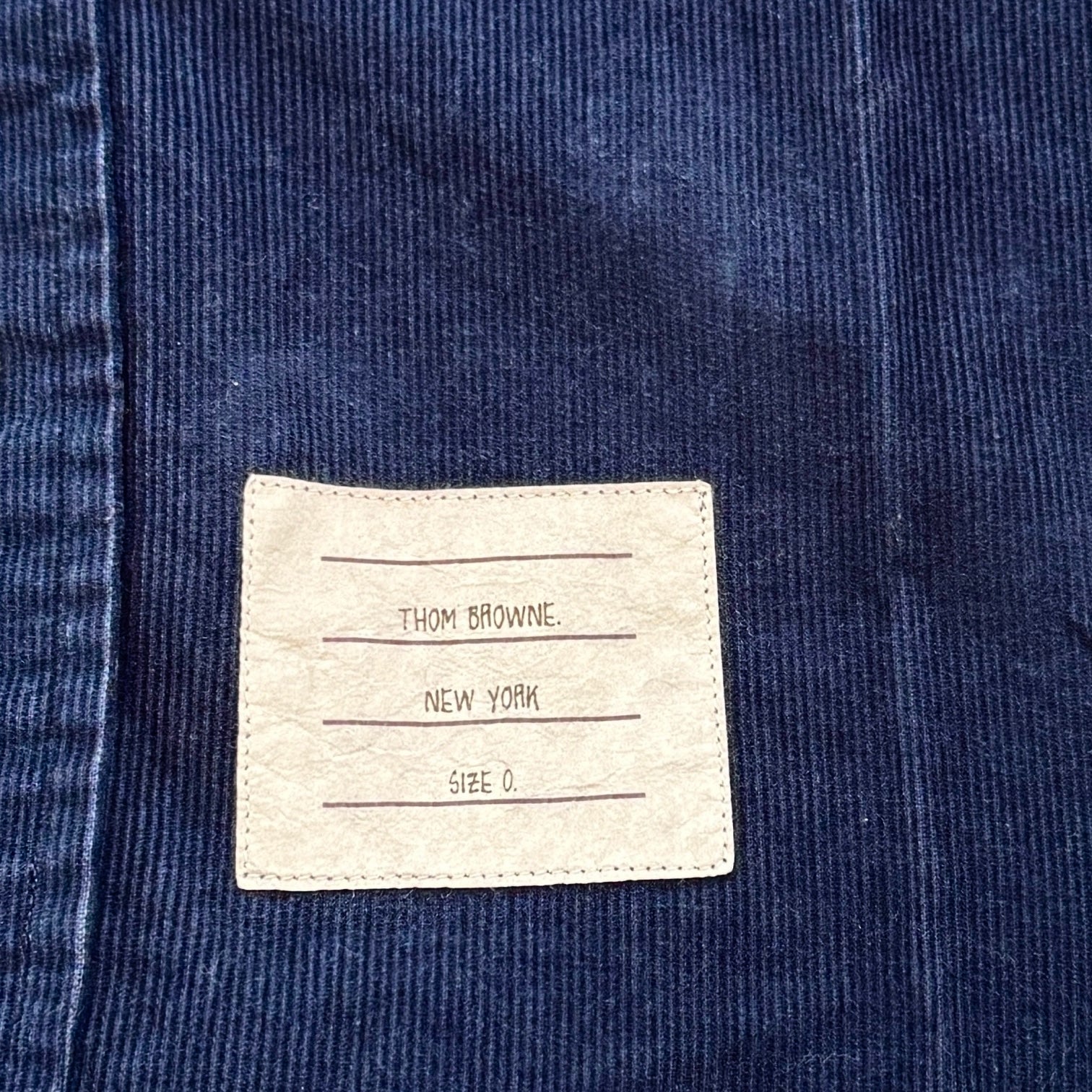 THOM BROWNE Corduroy Shirt MWL001AW7538 Size 0 トムブラウン コーデュロイ シャツ サイズ0