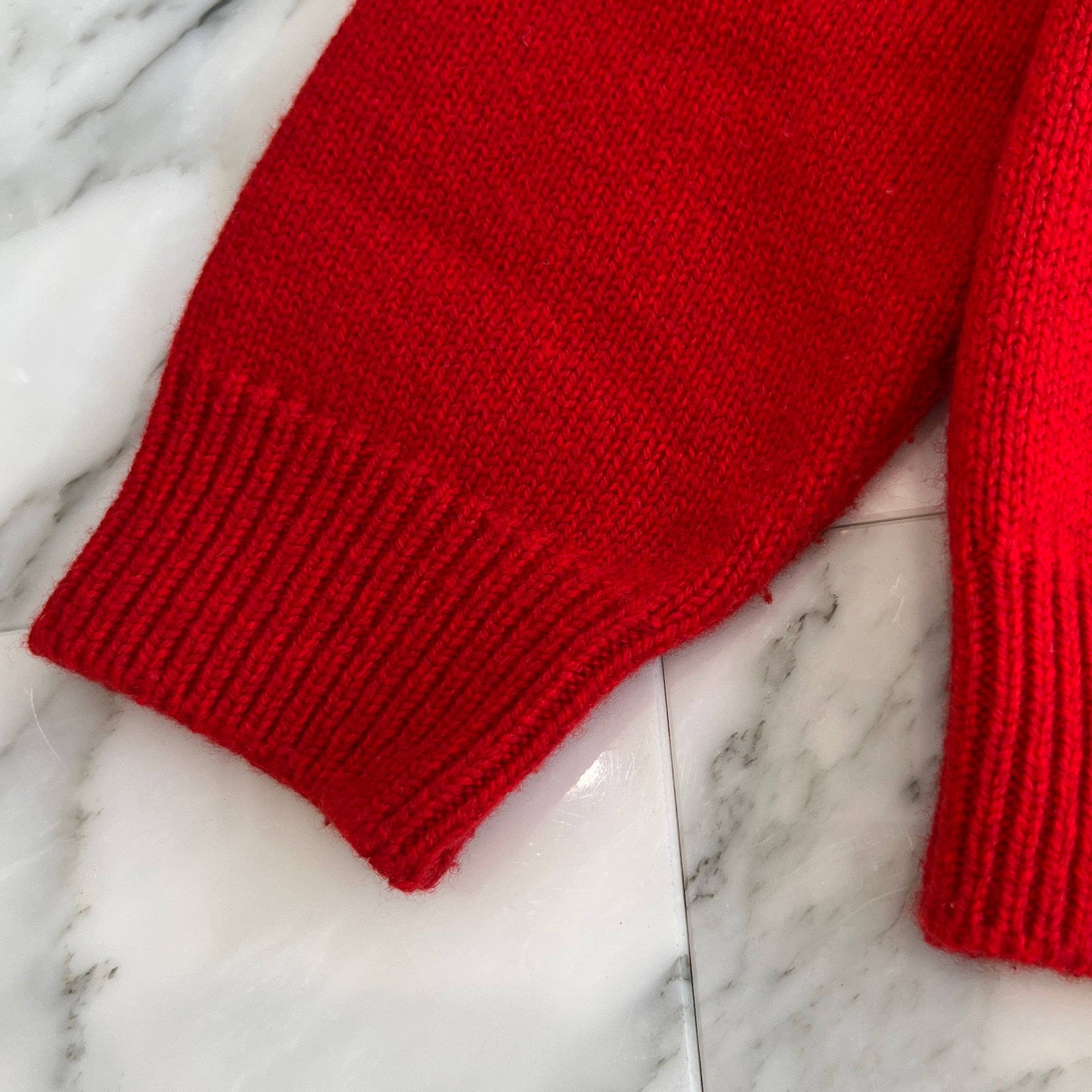 CELINE 2024AW Triomphe Embroidery Crewneck Wool Sweater 2AC85048T Size M セリーヌ トリオンフ刺繍 クルーネック ウールセーター サイズM