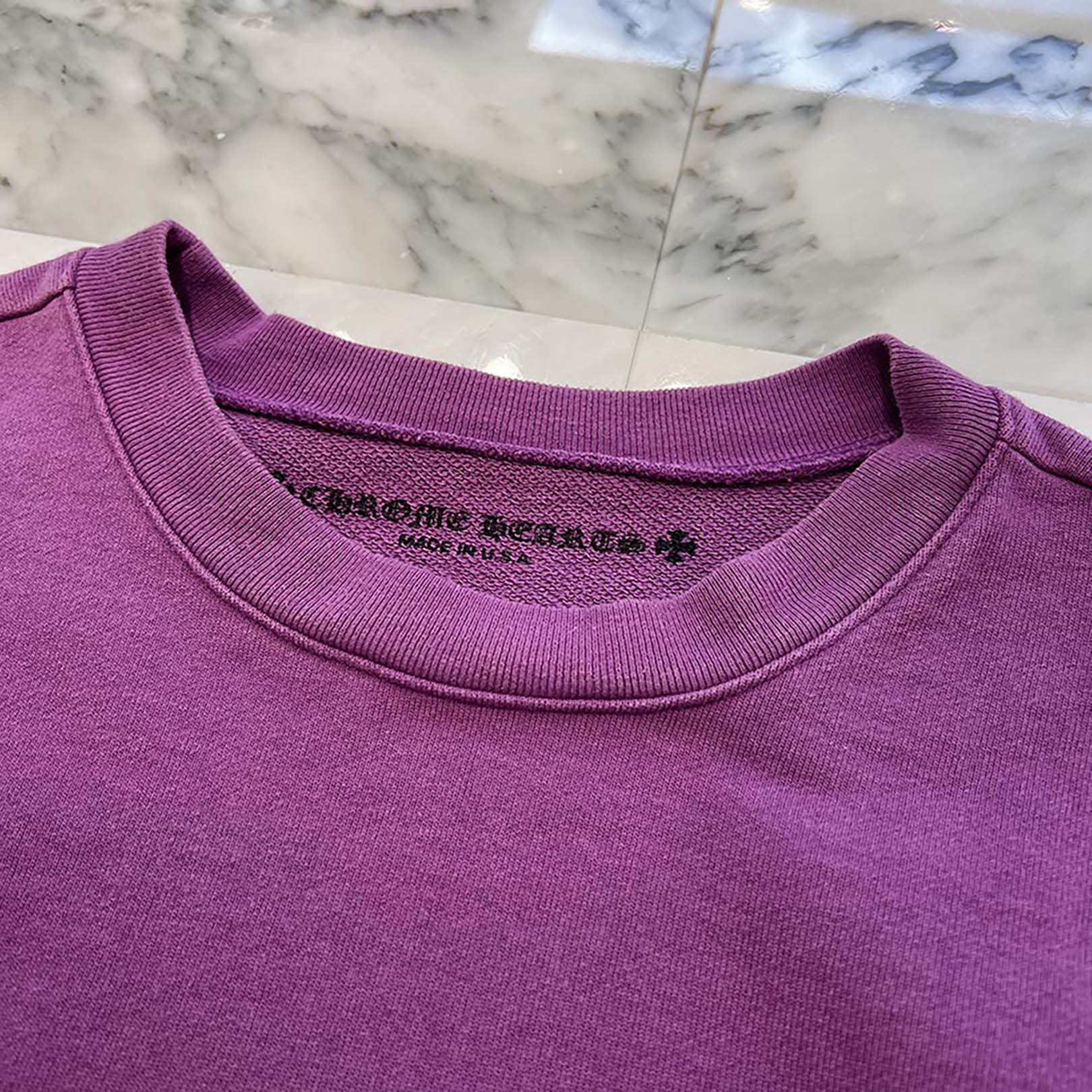 CHROME HEARTS × MATTY BOY 2024AW "I WANT MORE NOT LESS" Crew Neck Sweat Shirt Size L クロムハーツ × マッティボーイ "アイウォントモアノットレス" クルーネックスウェットシャツ サイズL