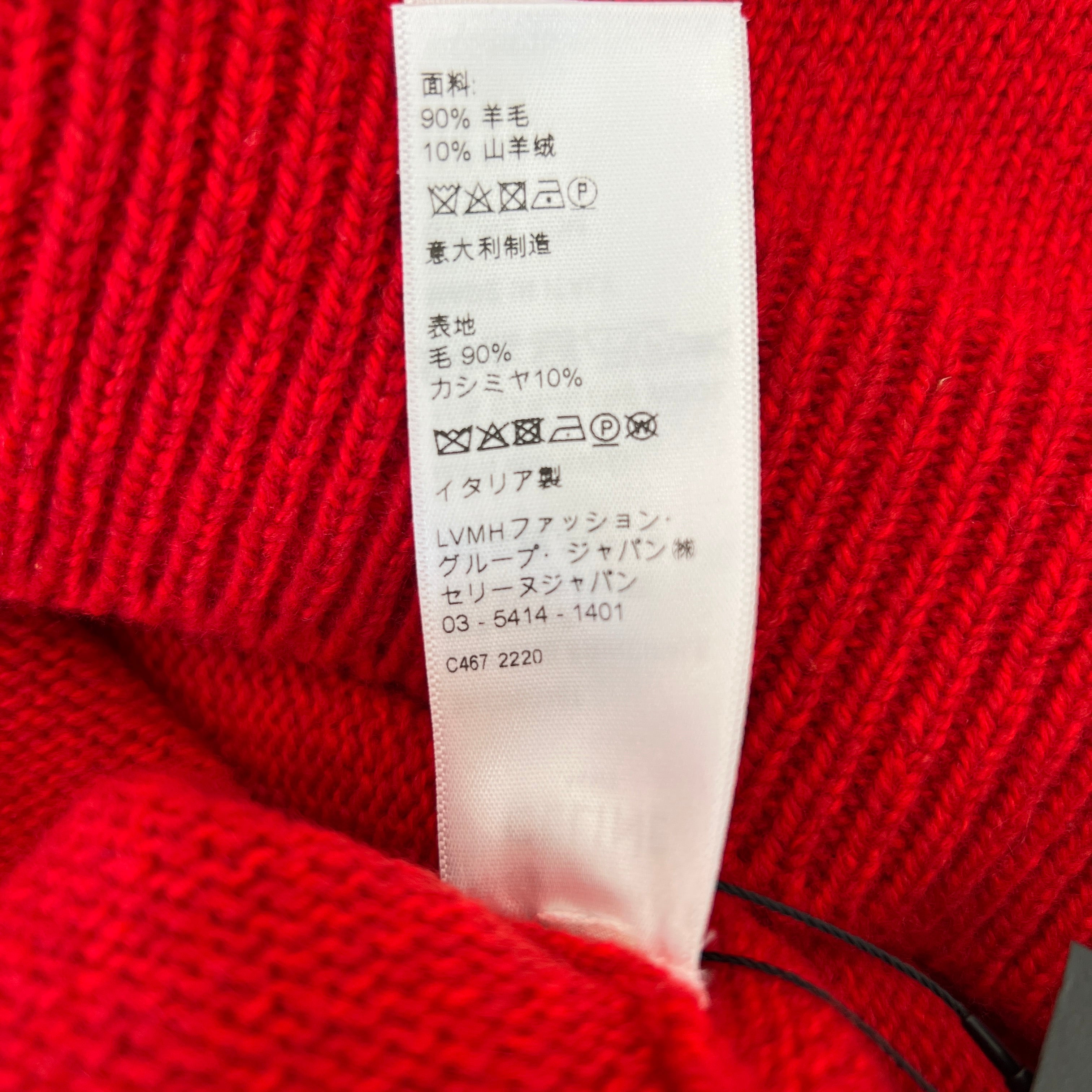 CELINE 2024AW Triomphe Embroidery Crewneck Wool Sweater 2AC85048T Size M セリーヌ トリオンフ刺繍 クルーネック ウールセーター サイズM